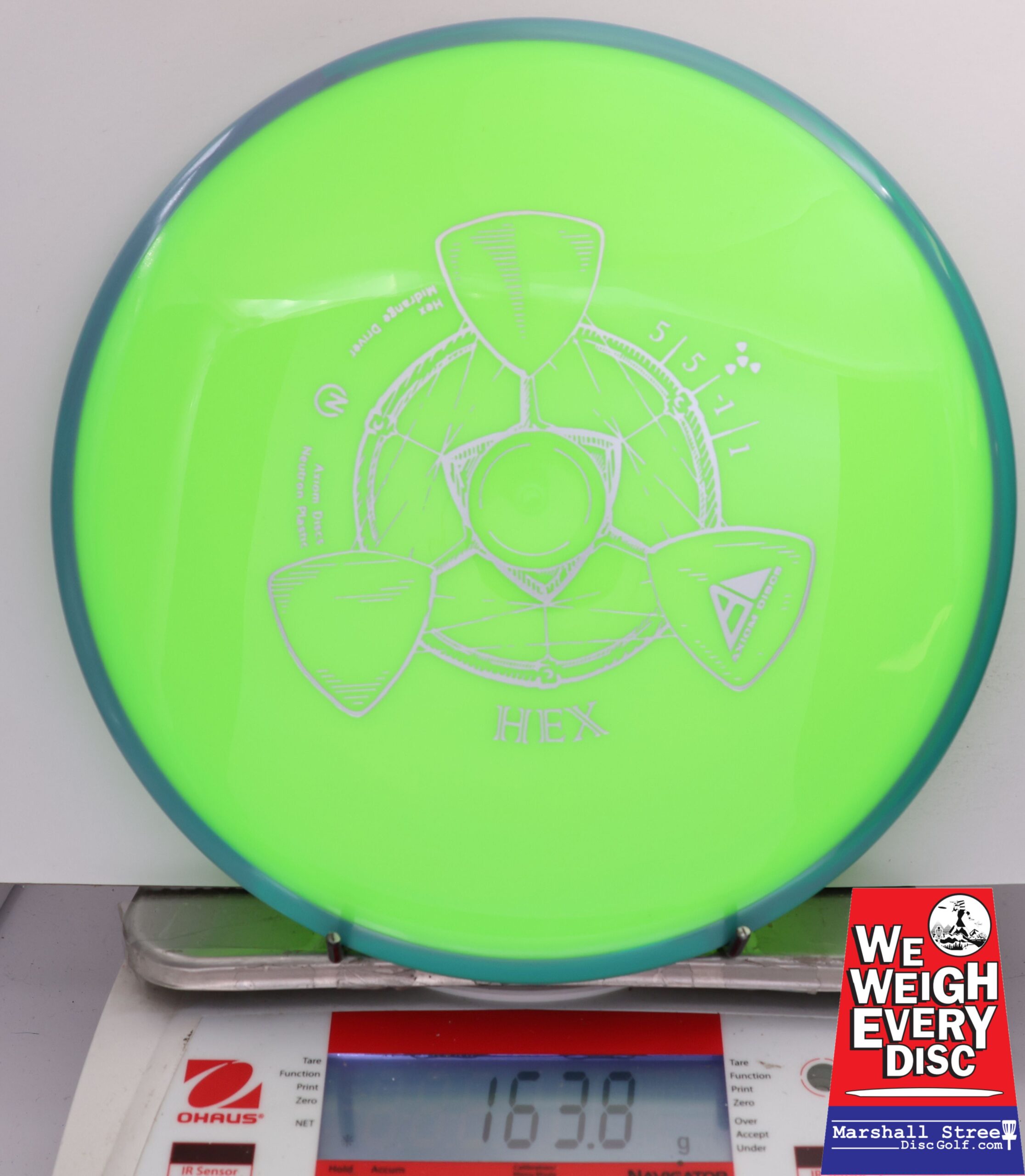 496886 Neutron Hex - #896 Teal-NYellow, 164