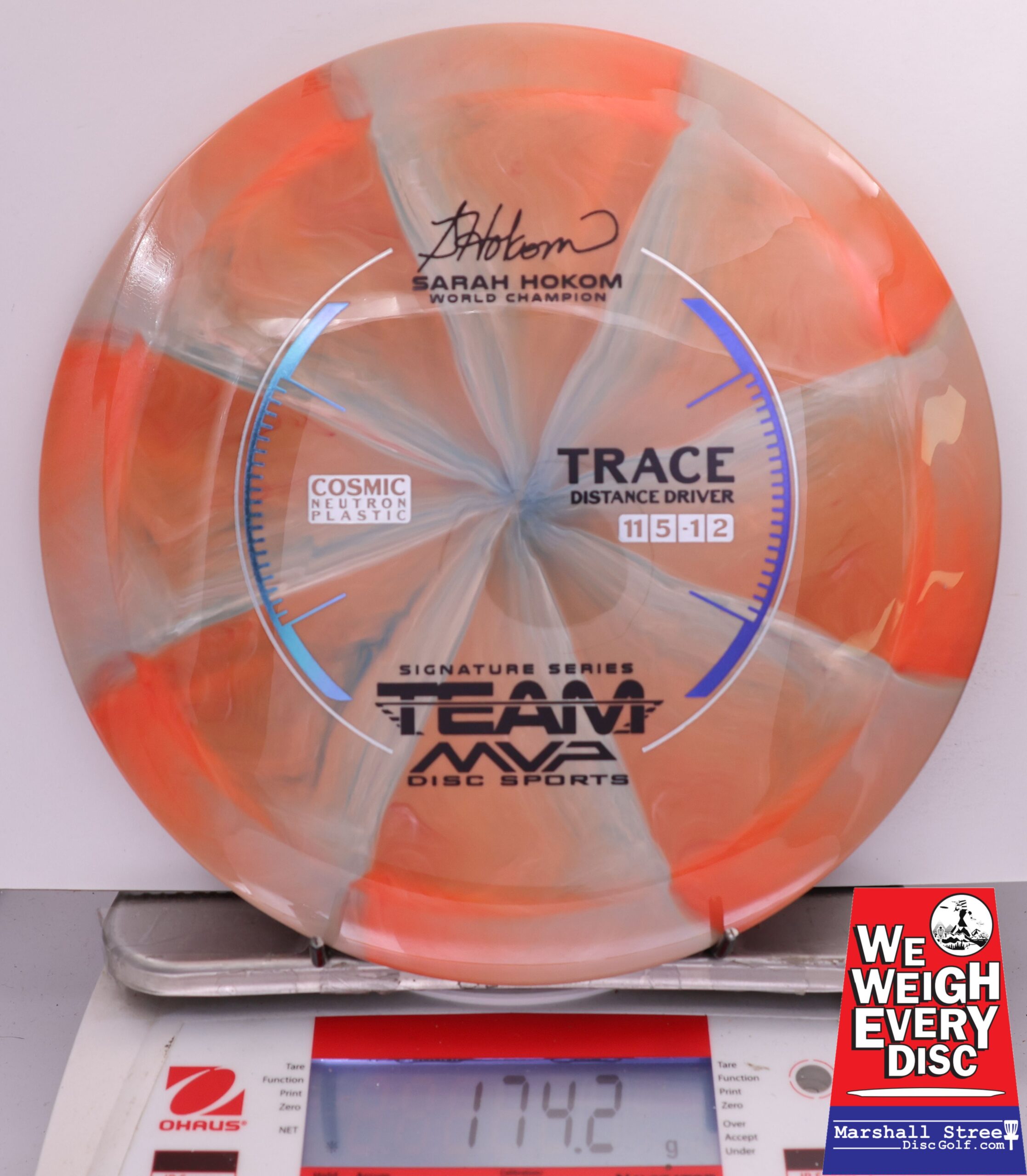 497197 Cosmic Neutron Trace, Sarah Hokom - #879 OrangeGray, 174