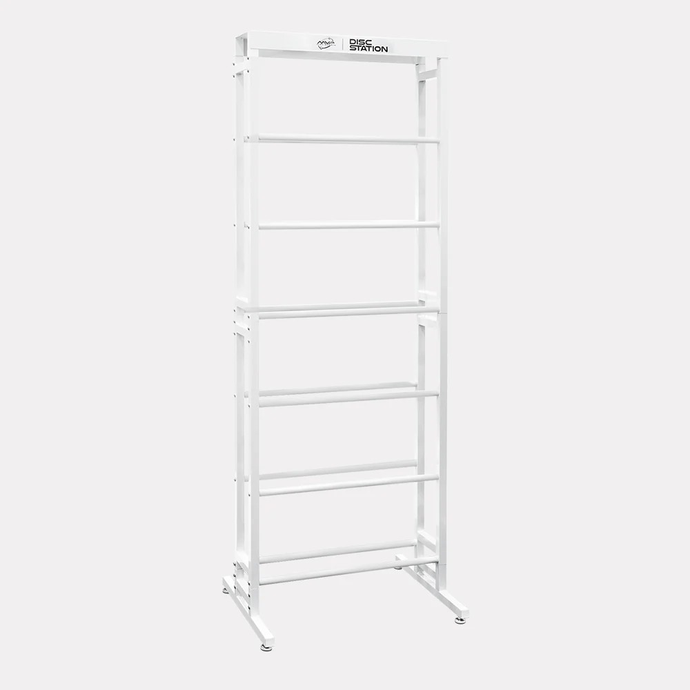 497219 MVP Disc Station VI - White, 24\" X 18\" X 66\"