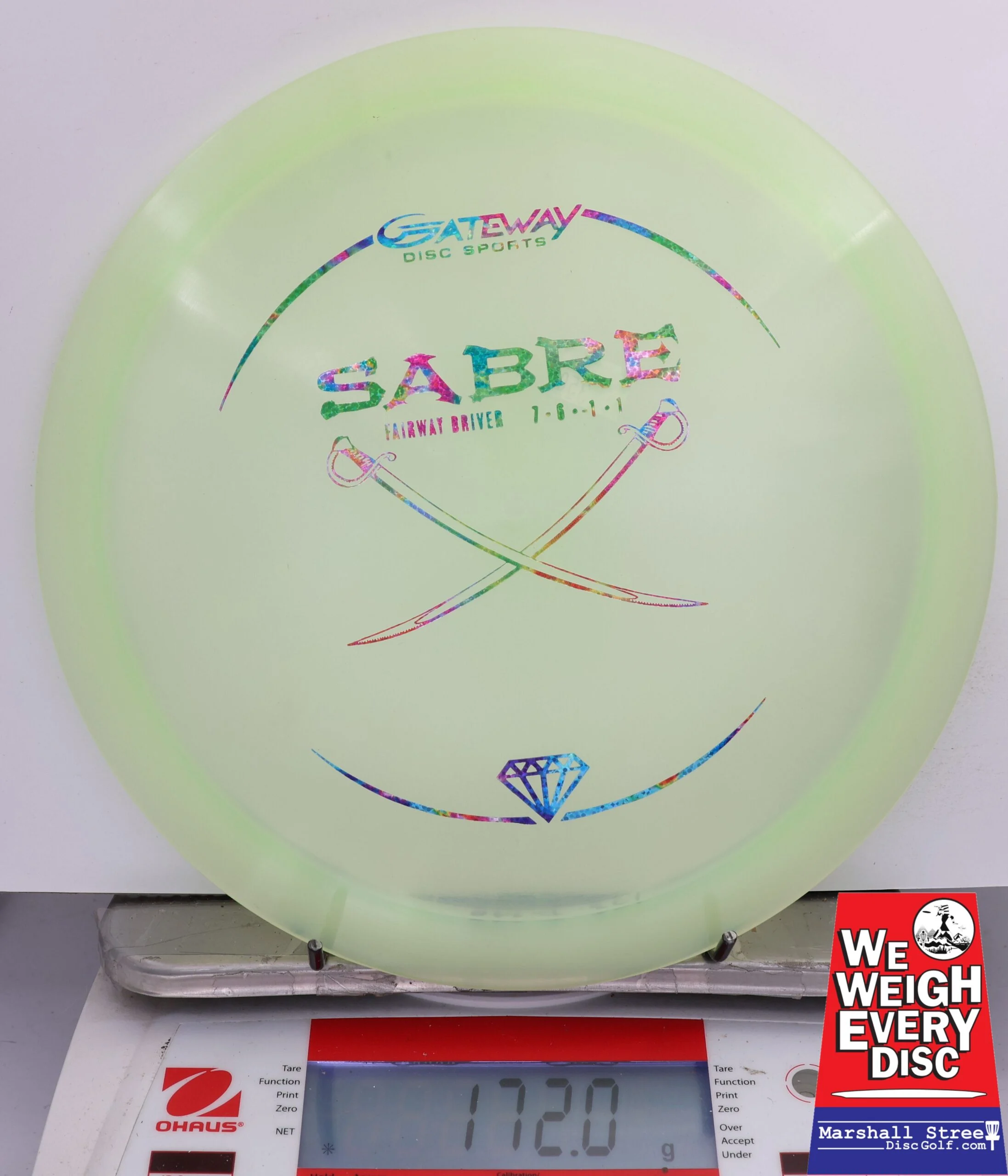 497301 Diamond Sabre - #350 LtGreen, 172