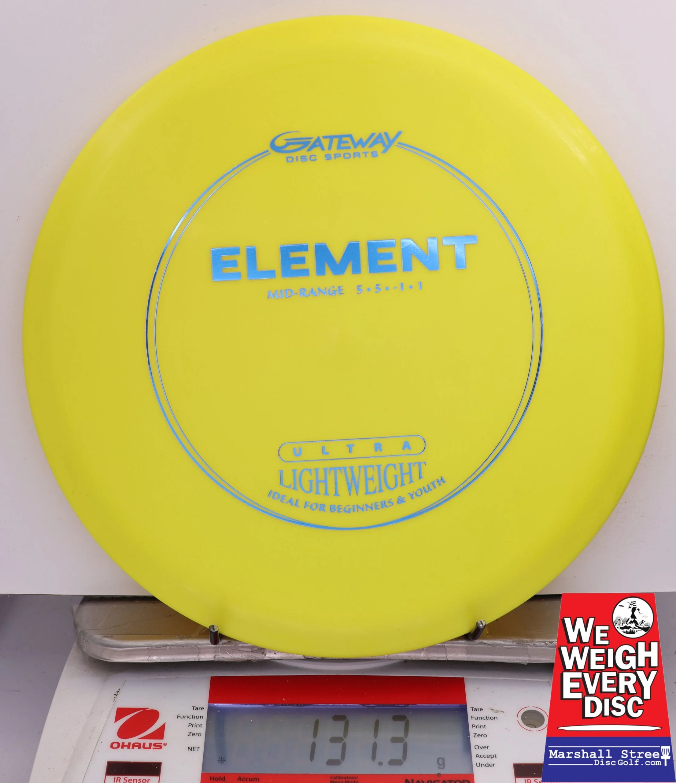 497504 SureGrip Element, LightWeight - #350 Yellow, 131