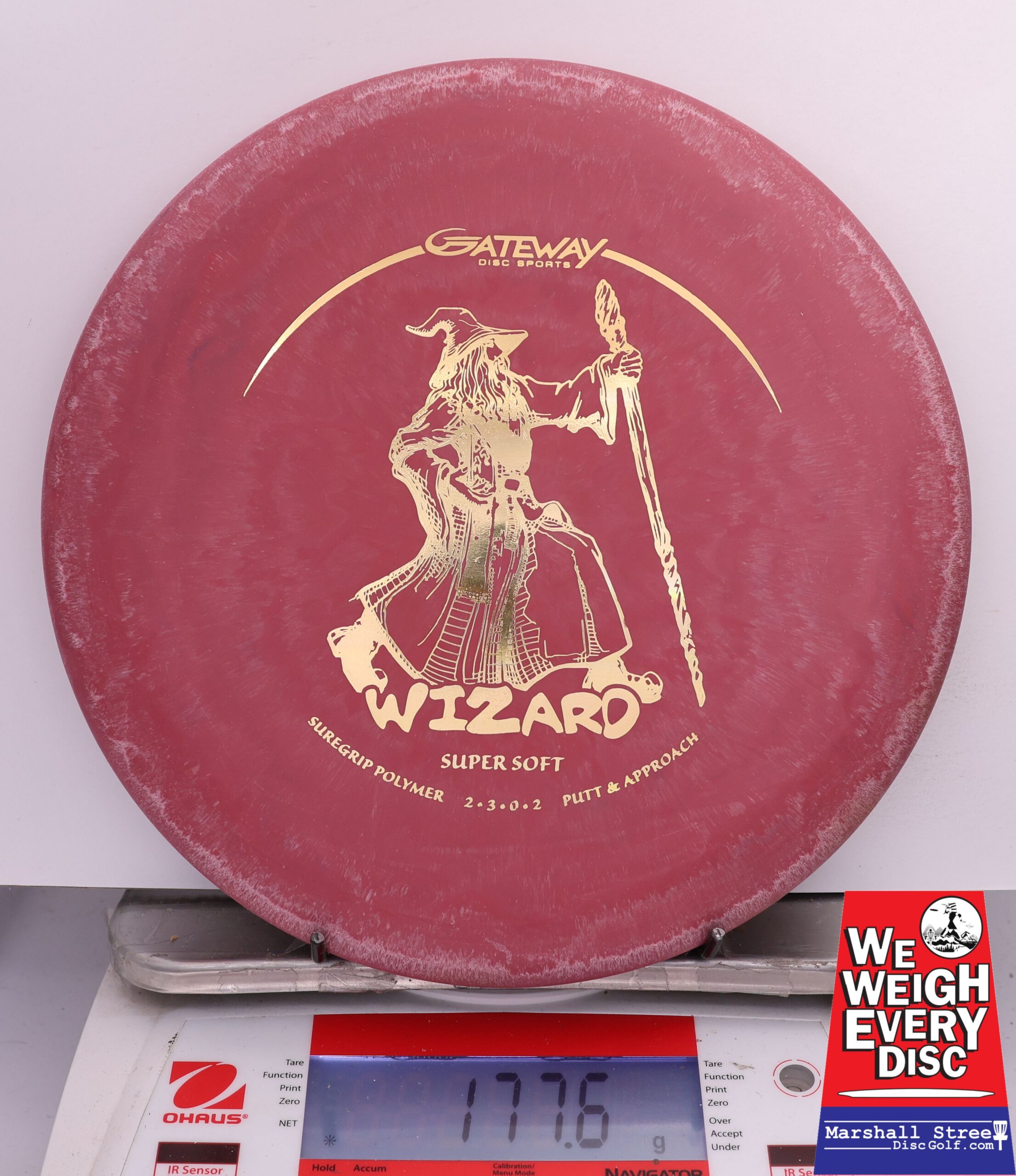 498895 Super Soft SureGrip Wizard - #371 DkRed, 178