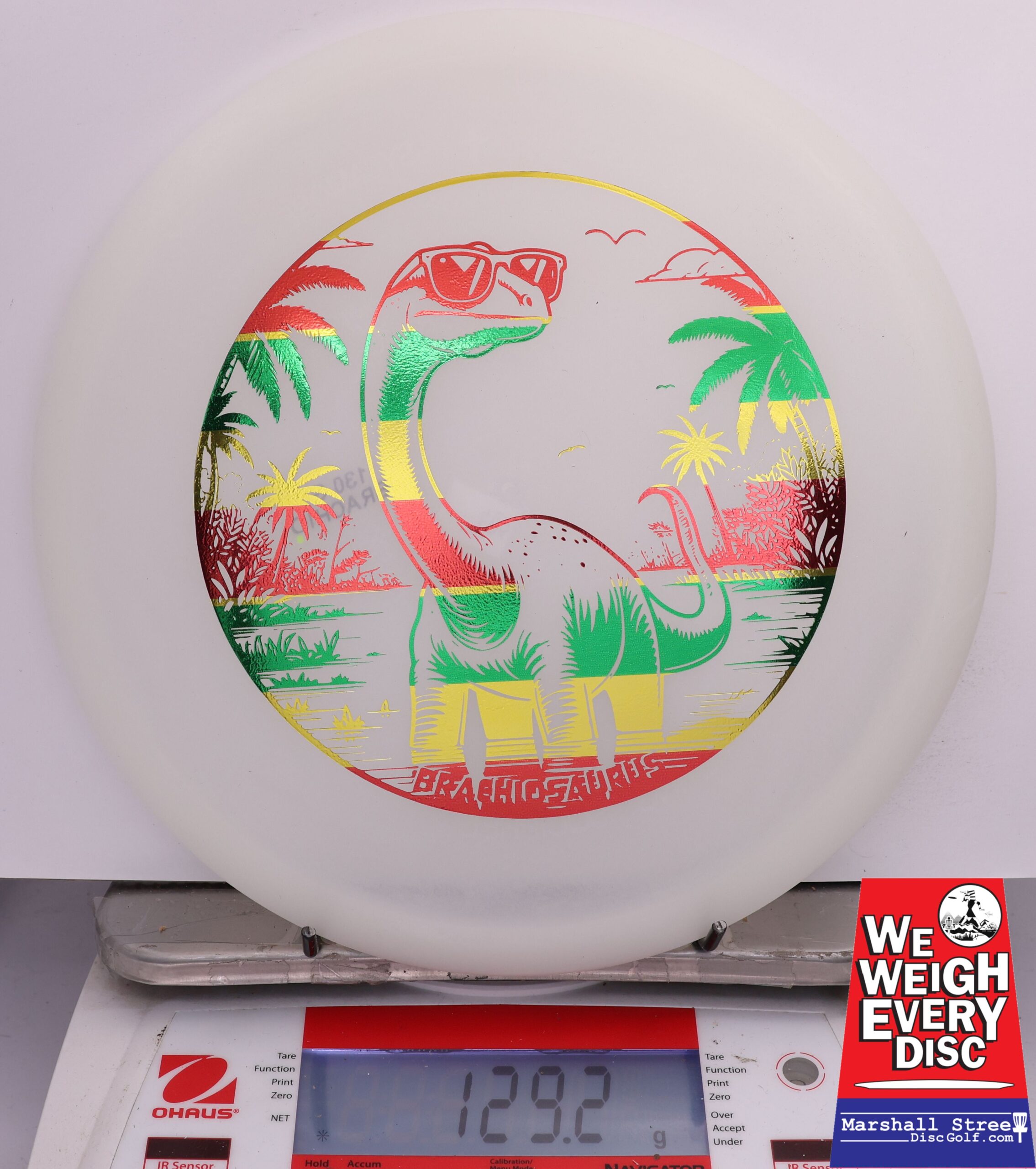 500341 Glow Egg Shell Brachiosaurus - #486 White Glow, 129