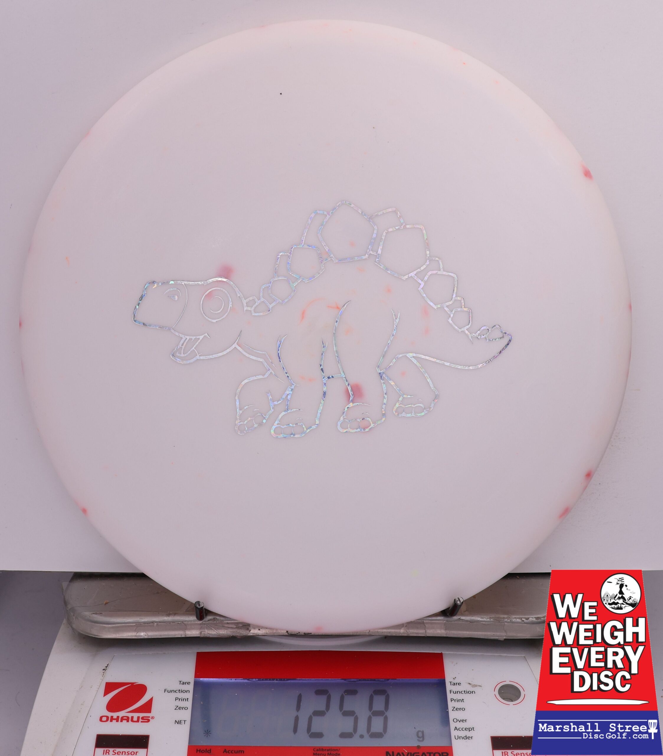 500382 Egg Shell Stegosaurus - #477 White, 126