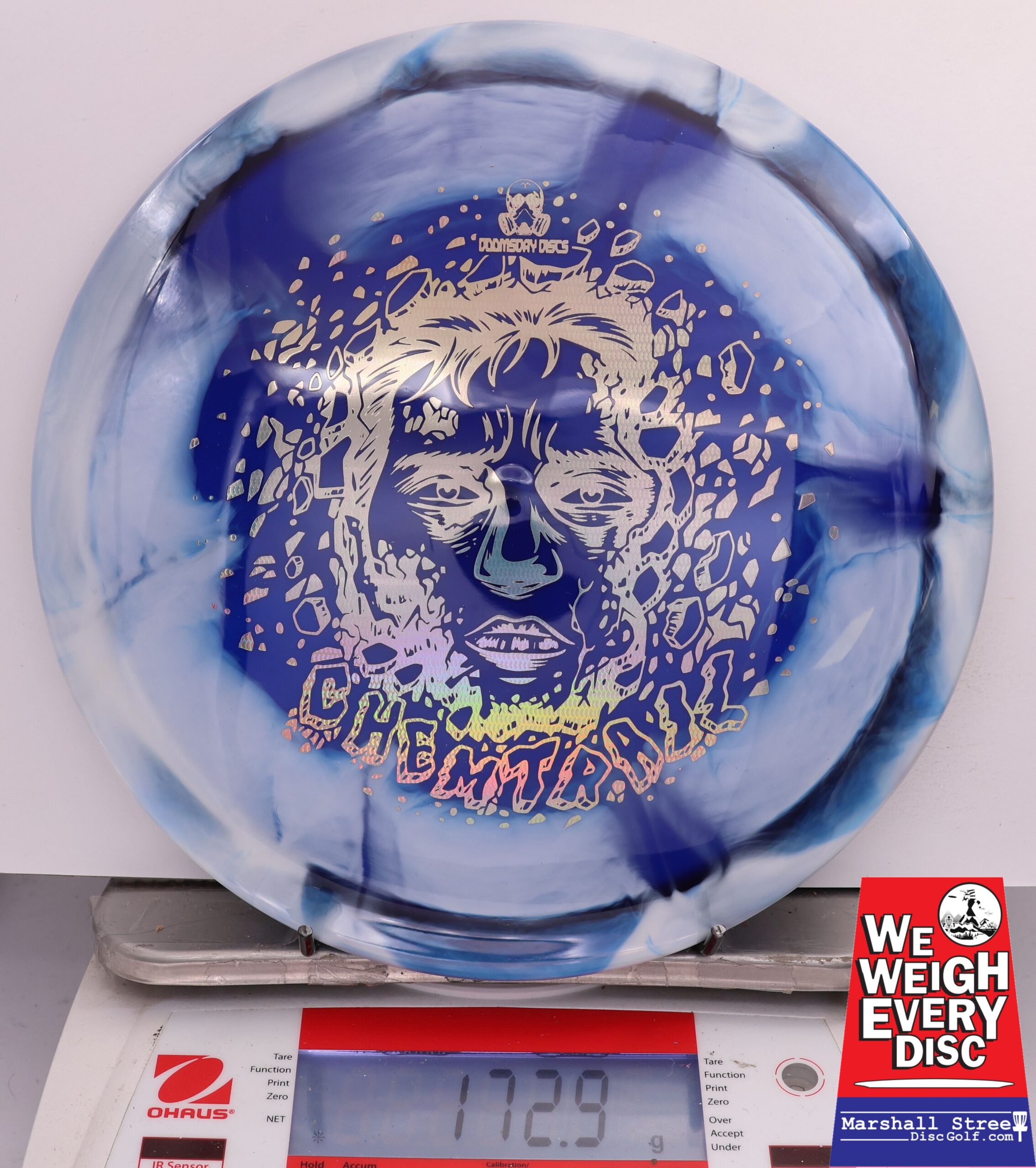 500827 Retina Chemtrail, New Stamp - #477 BlueWhite, 173