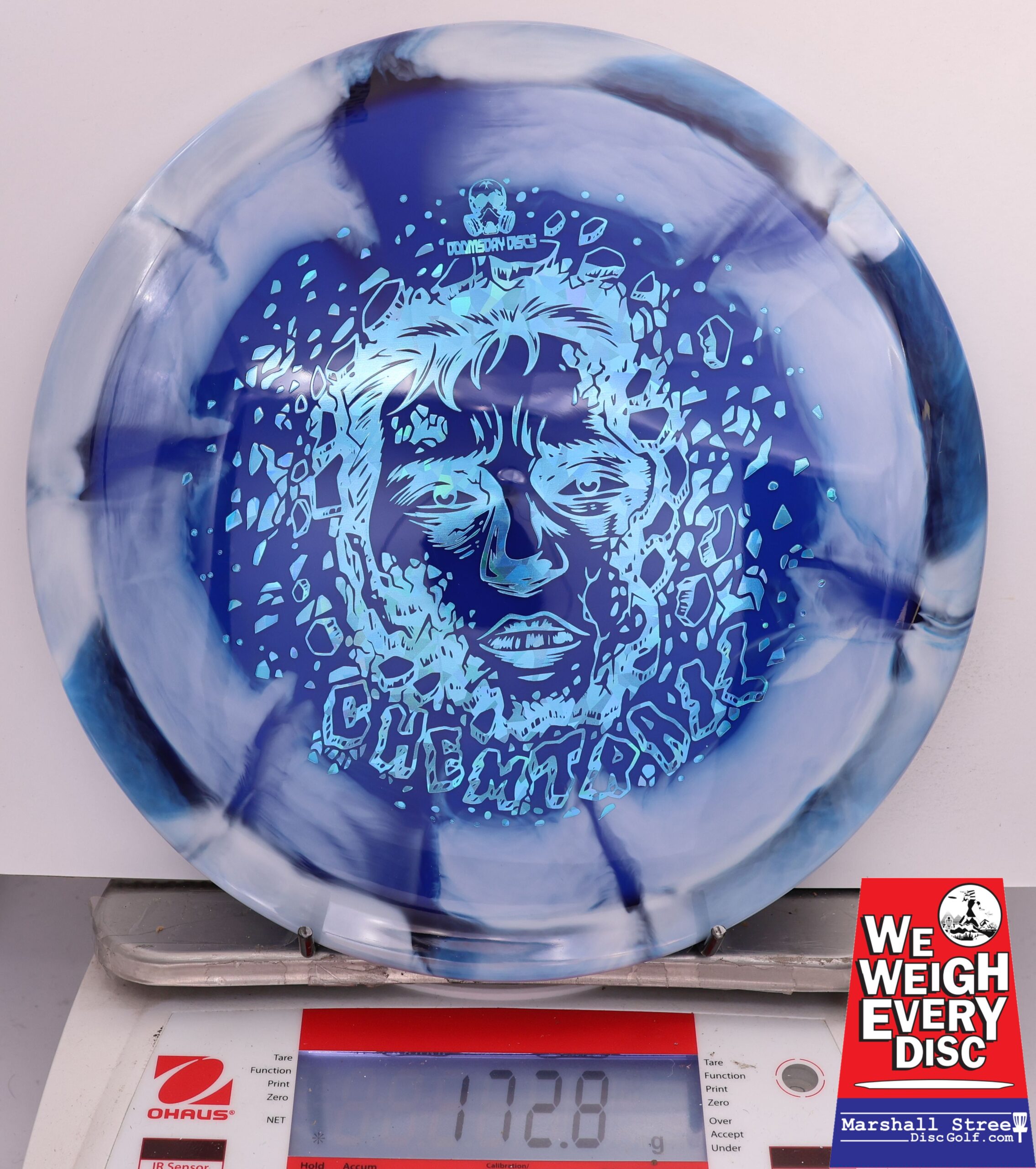 500852 Retina Chemtrail, New Stamp - #479 BlueWhite, 173