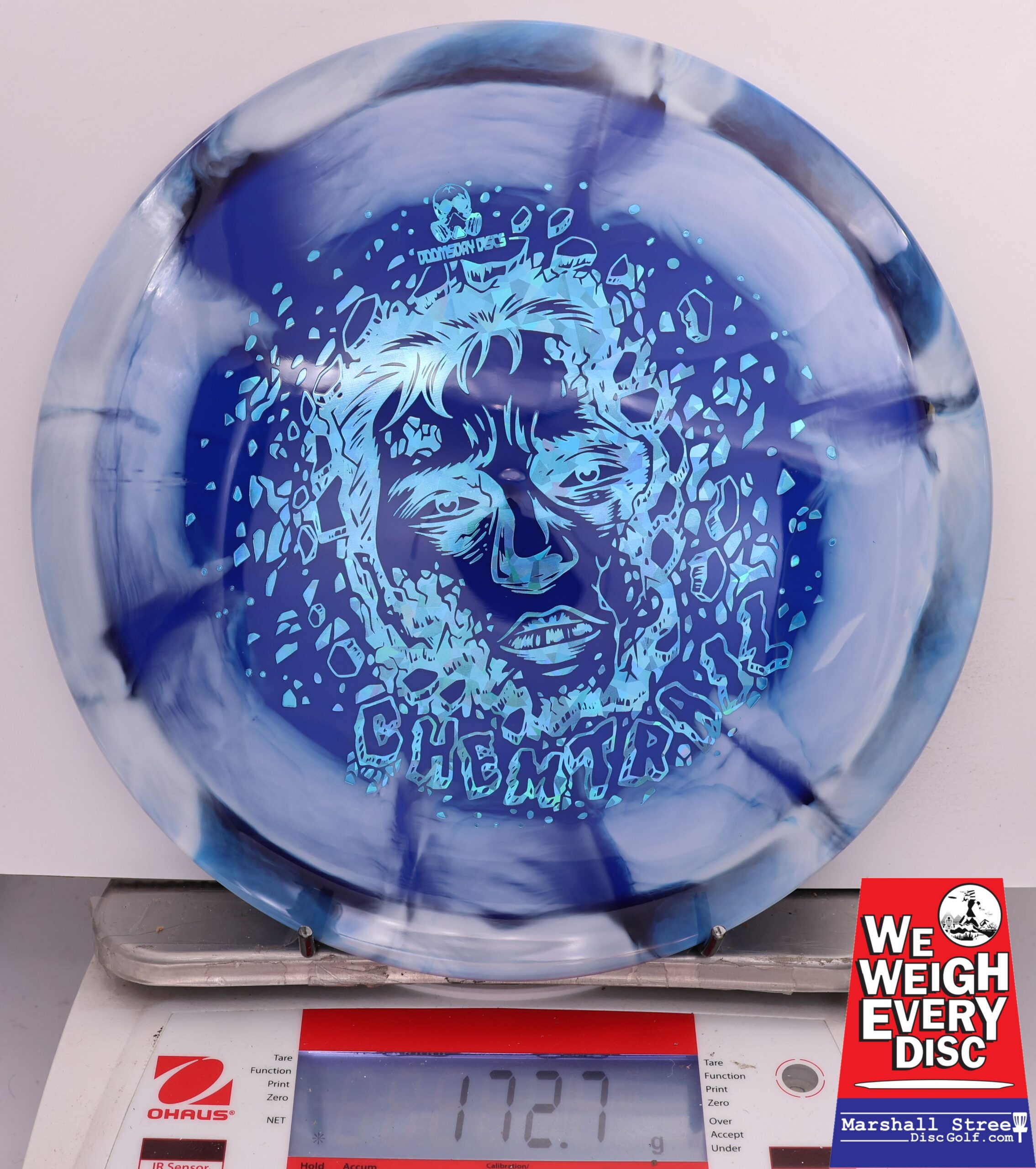 500853 Retina Chemtrail, New Stamp - #480 BlueWhite, 173