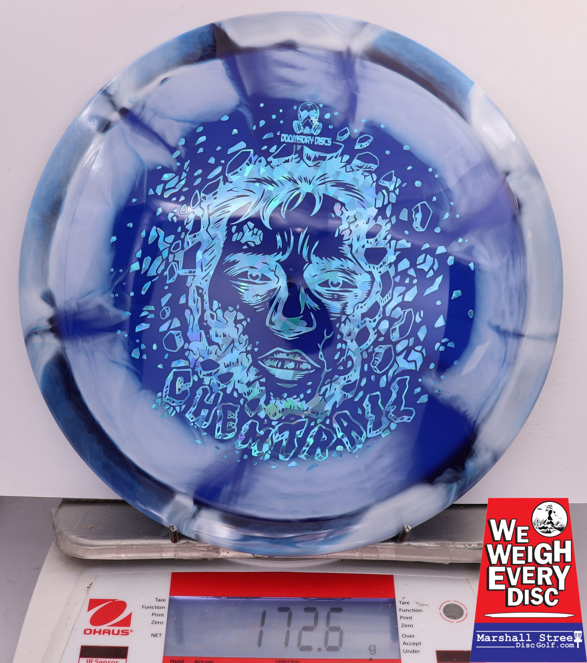 500855 Retina Chemtrail, New Stamp - #482 BlueWhite, 173