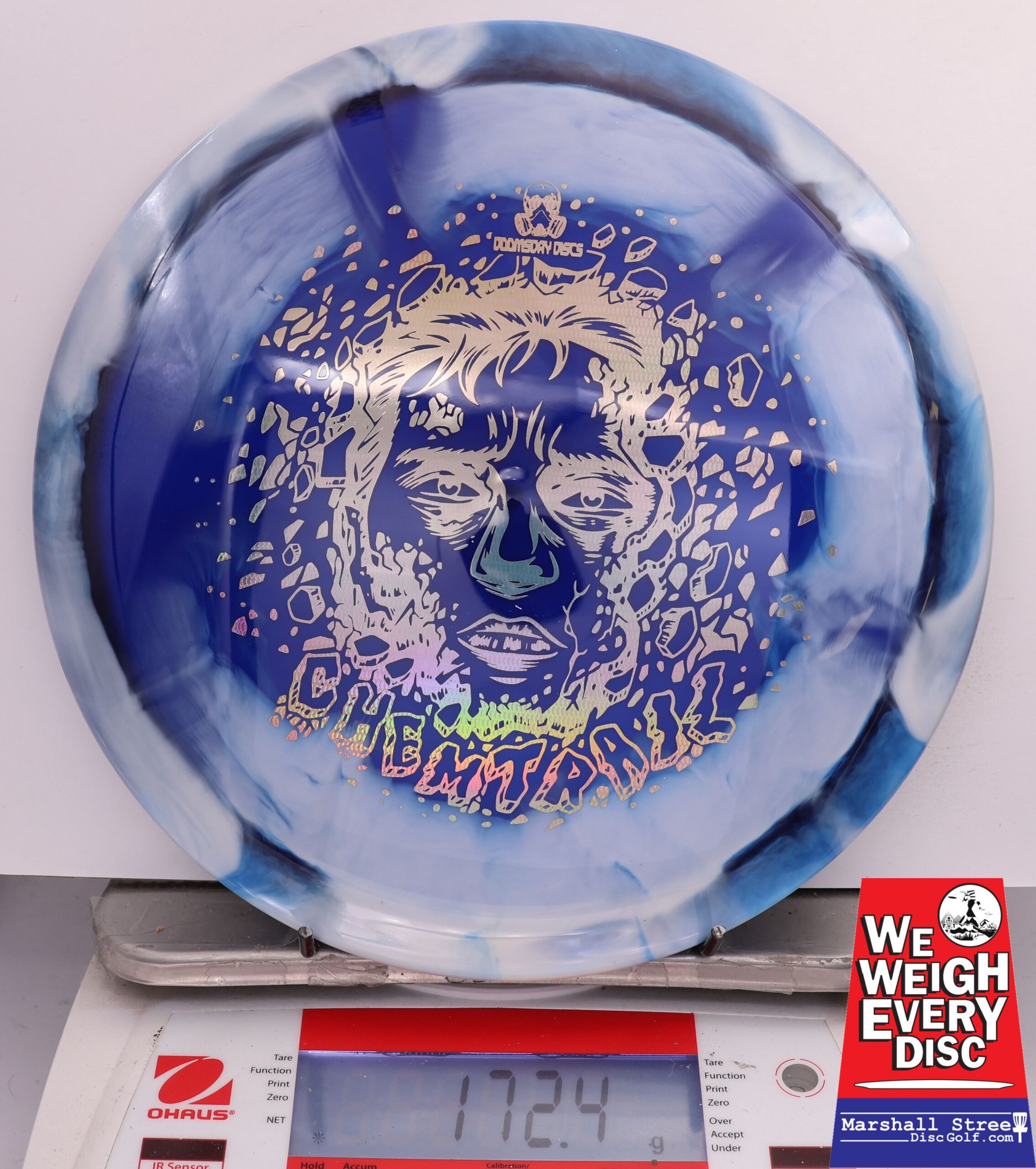 500876 Retina Chemtrail, New Stamp - #484 BlueWhite, 172