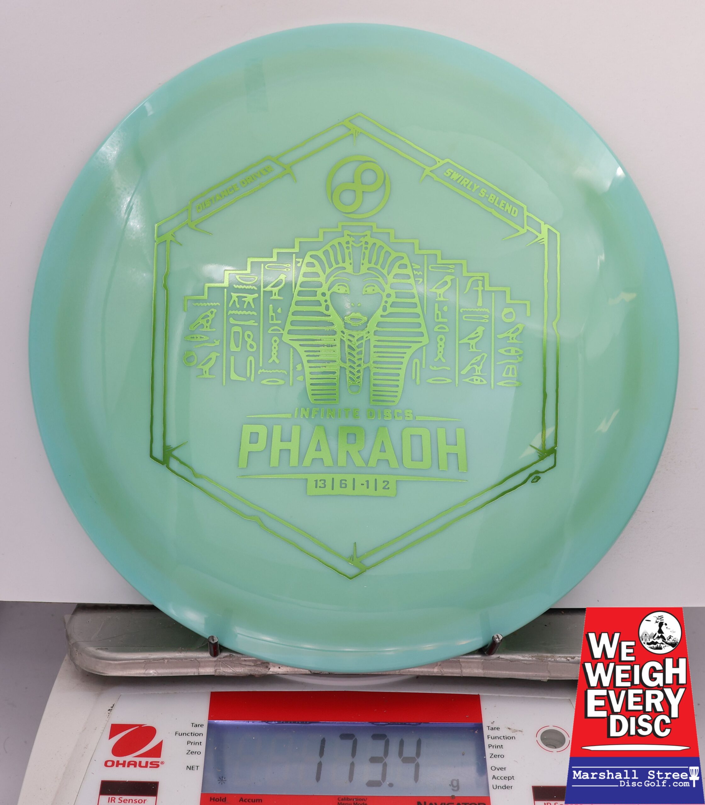 502167 Swirly S-Blend Pharaoh - #483 AquaGreen, 173