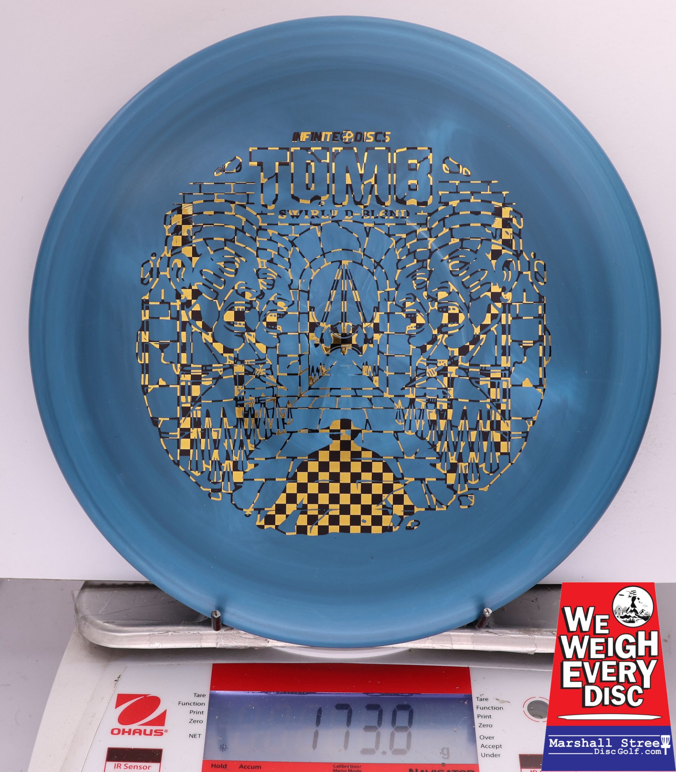 502573 Swirly D-Blend Tomb - #481 Blue, 174