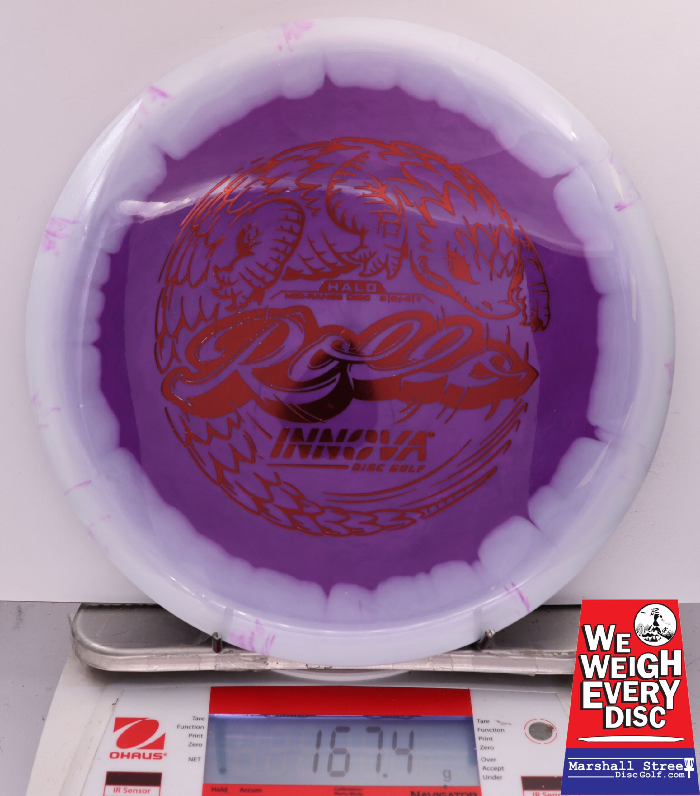 504416 Halo Star Rollo - #61 White-Purple, 167