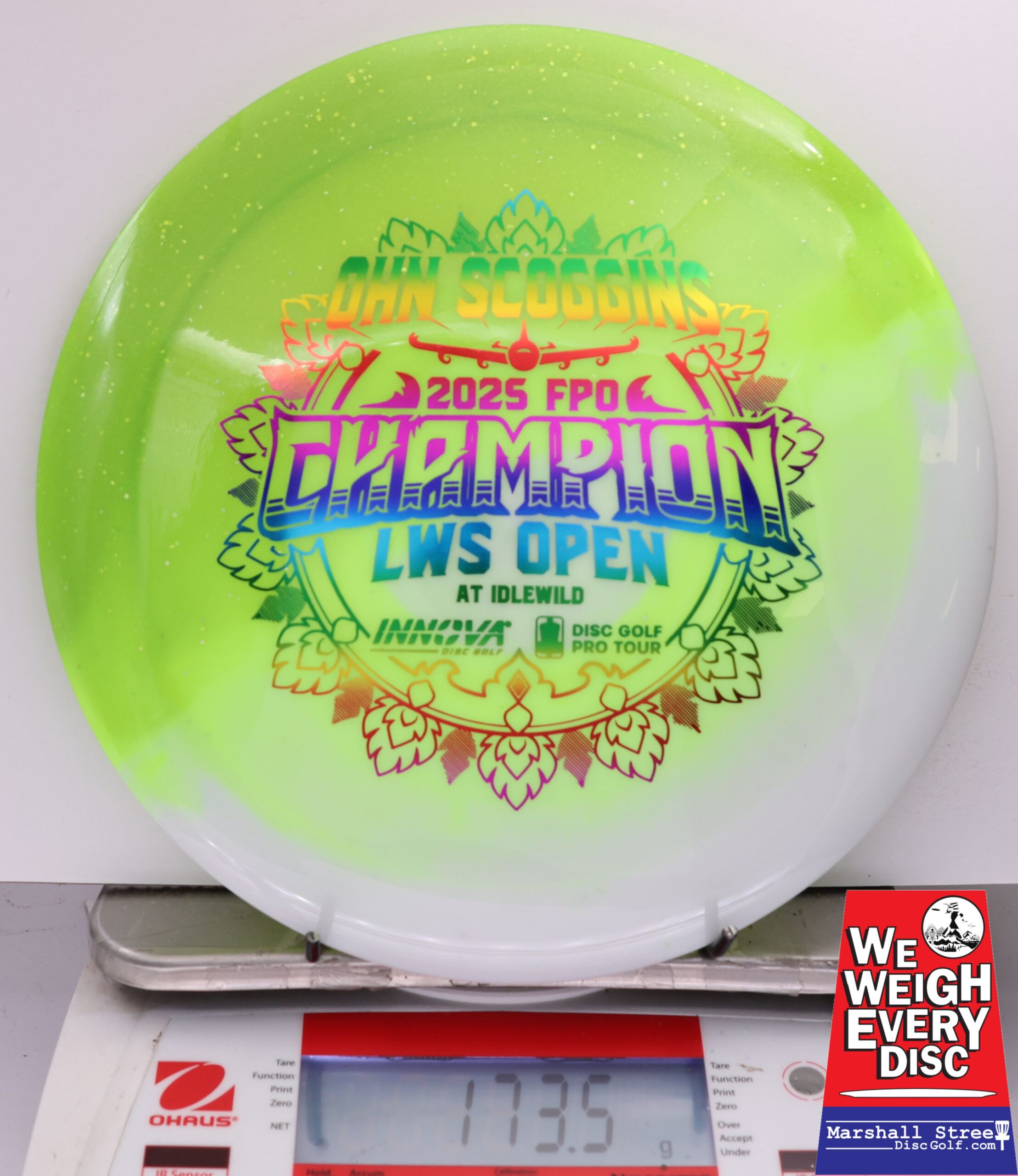 507554 Test Material Destroyer, Ohn Scoggins 2025 LWS Open Champion - #707 GreenWhite, 174