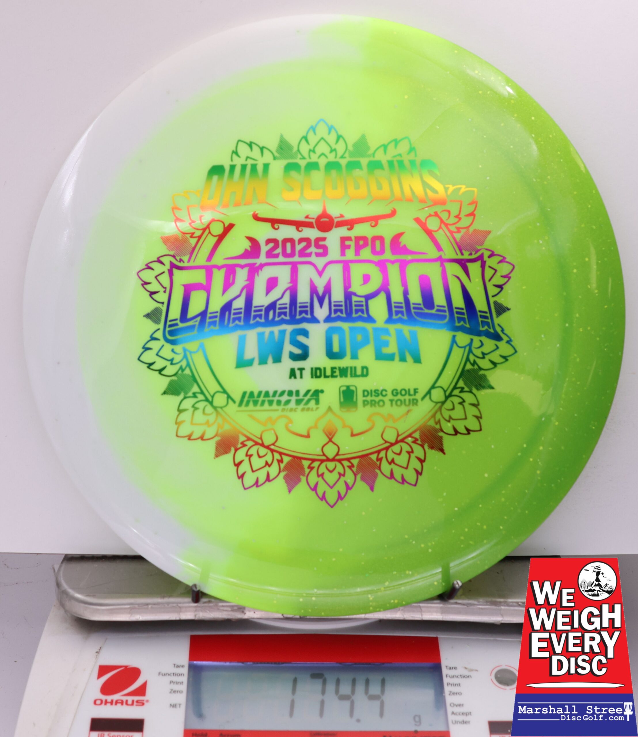 507556 Test Material Destroyer, Ohn Scoggins 2025 LWS Open Champion - #709 GreenWhite, 174