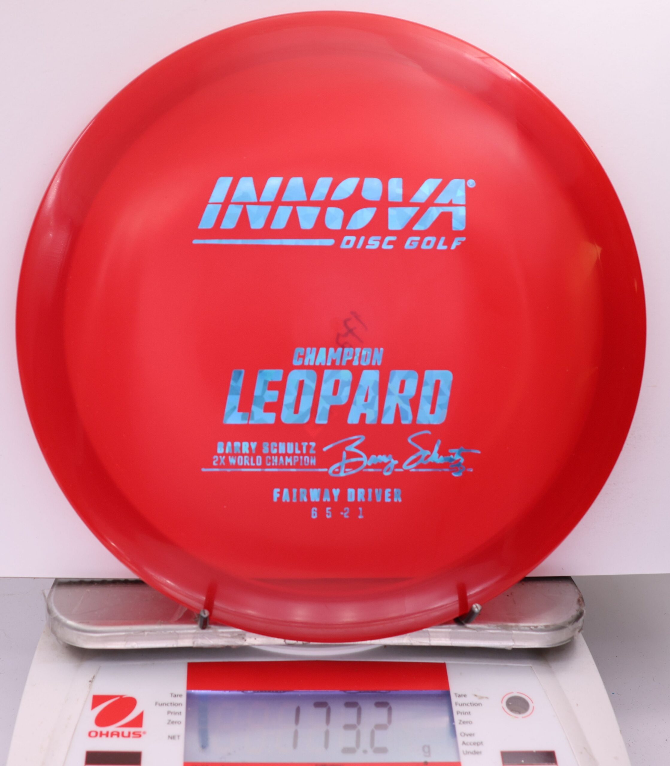 507746 Champion Leopard, Barry Schultz 2x - #203 Red, 173