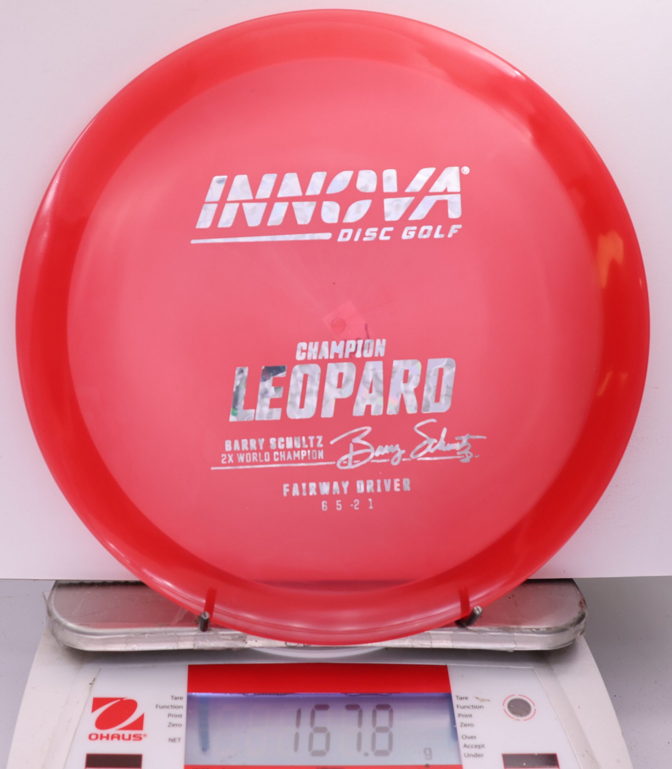 507749 Champion Leopard, Barry Schultz 2x - #206 Red, 168