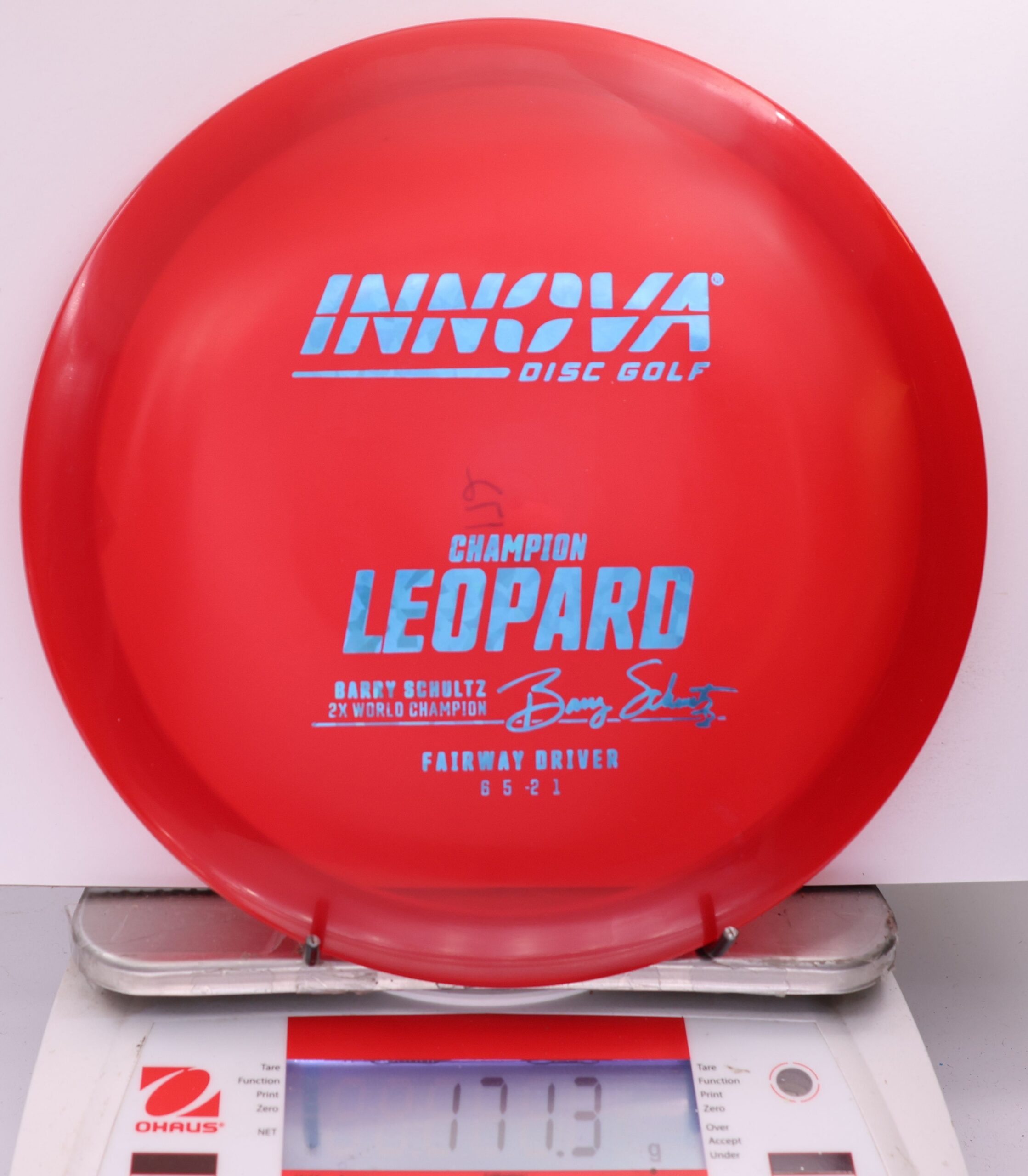 507757 Champion Leopard, Barry Schultz 2x - #208 Red, 171