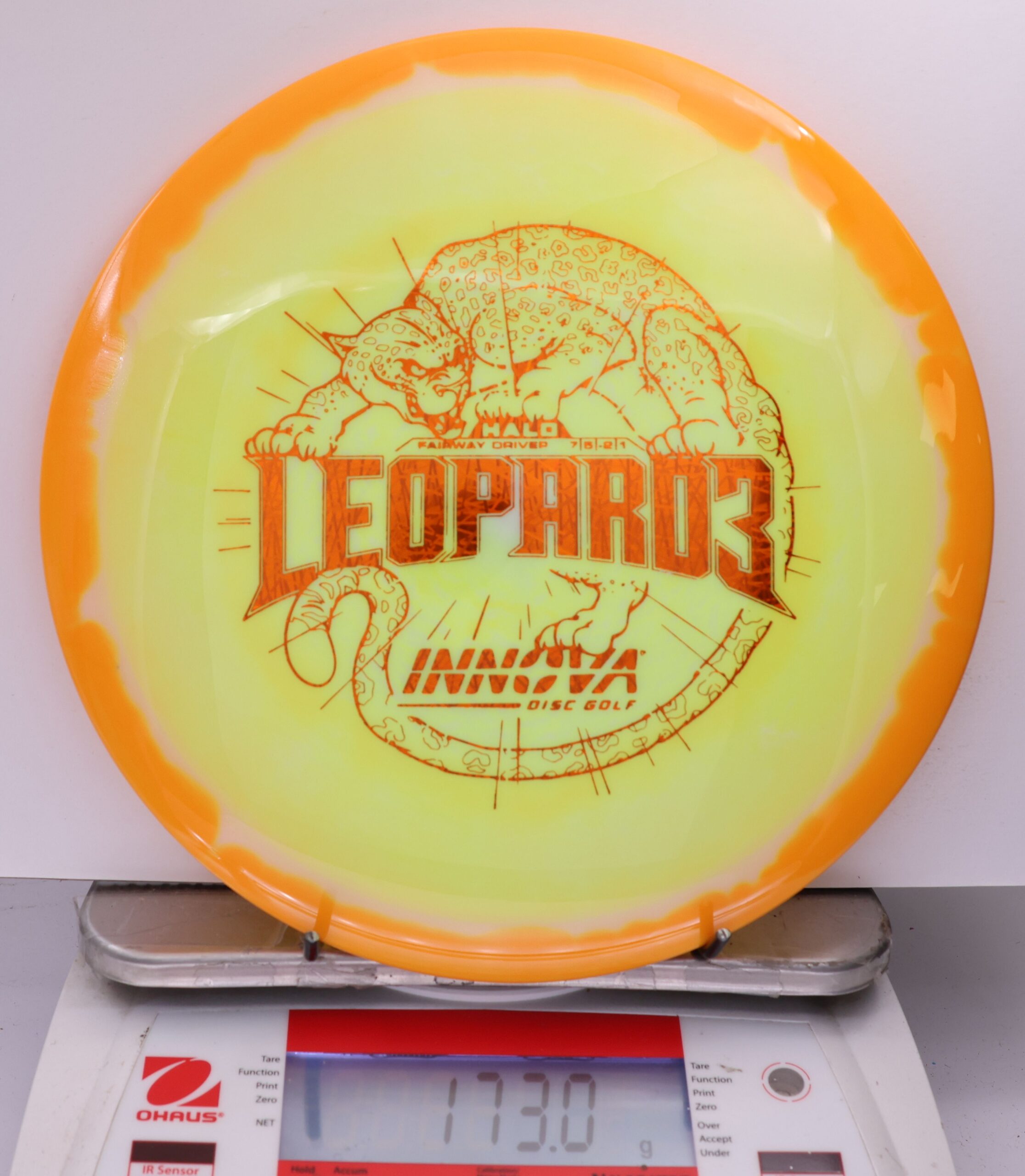 507777 Halo Star Leopard3 - #201 Orange-Yellow, 173