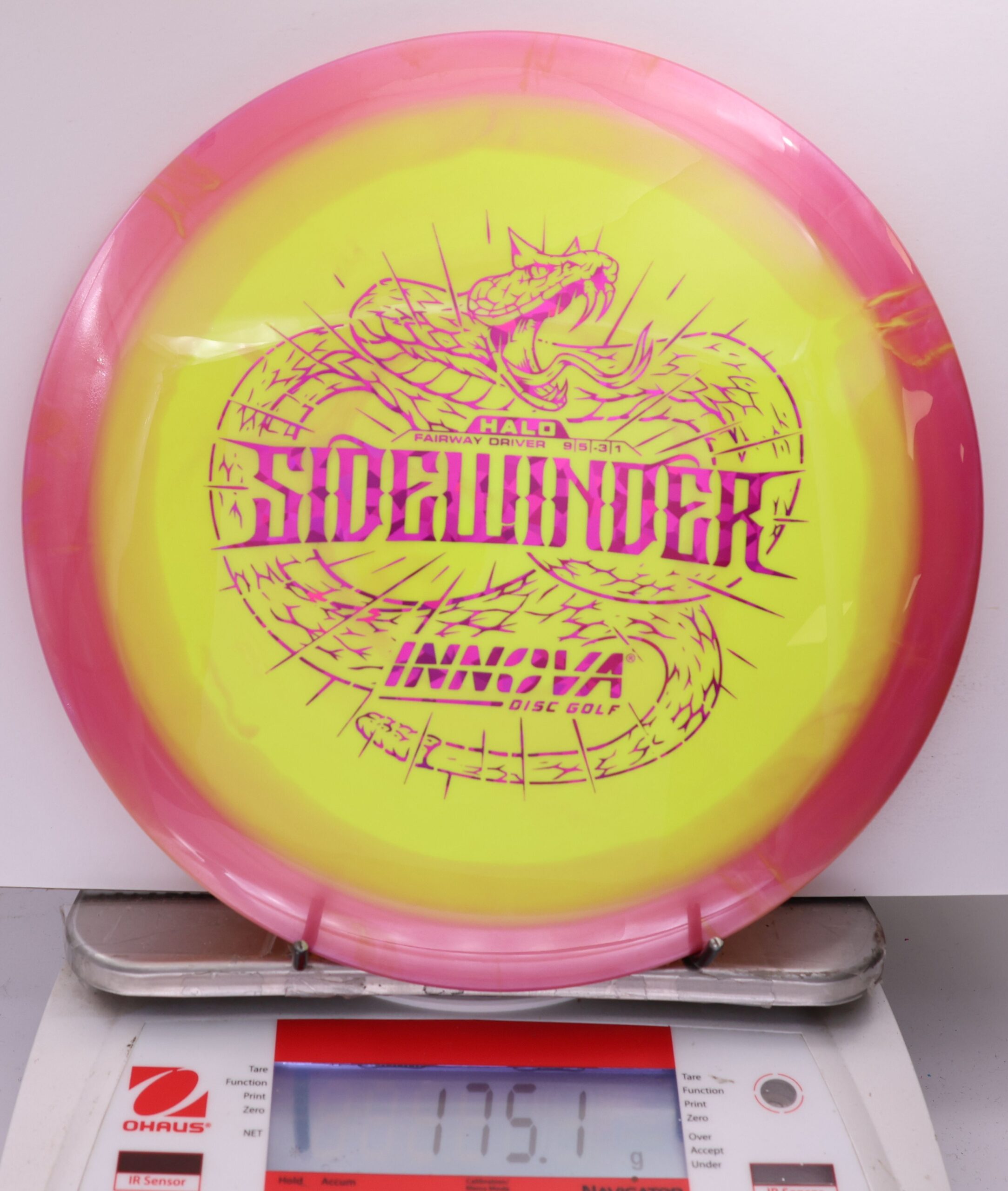 509629 Halo Star Sidewinder - #201 Magenta-Yellow, 175