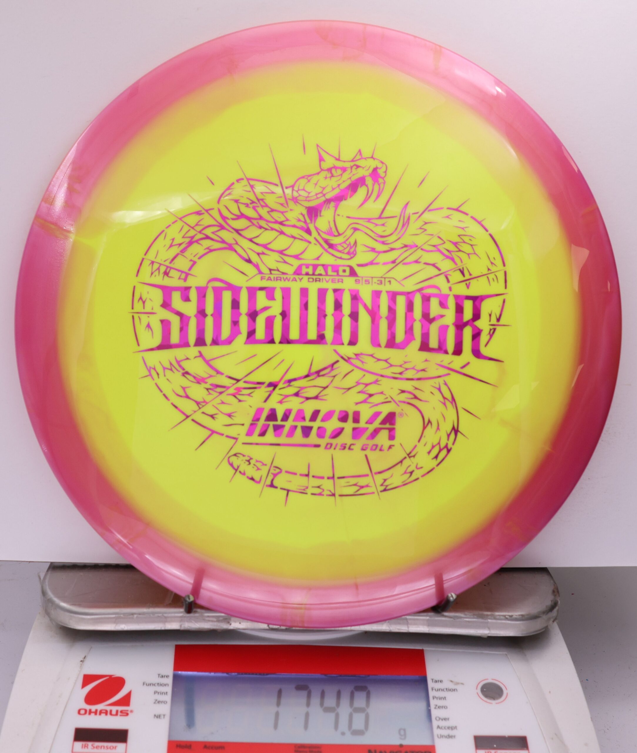 509631 Halo Star Sidewinder - #203 Magenta-Yellow, 175