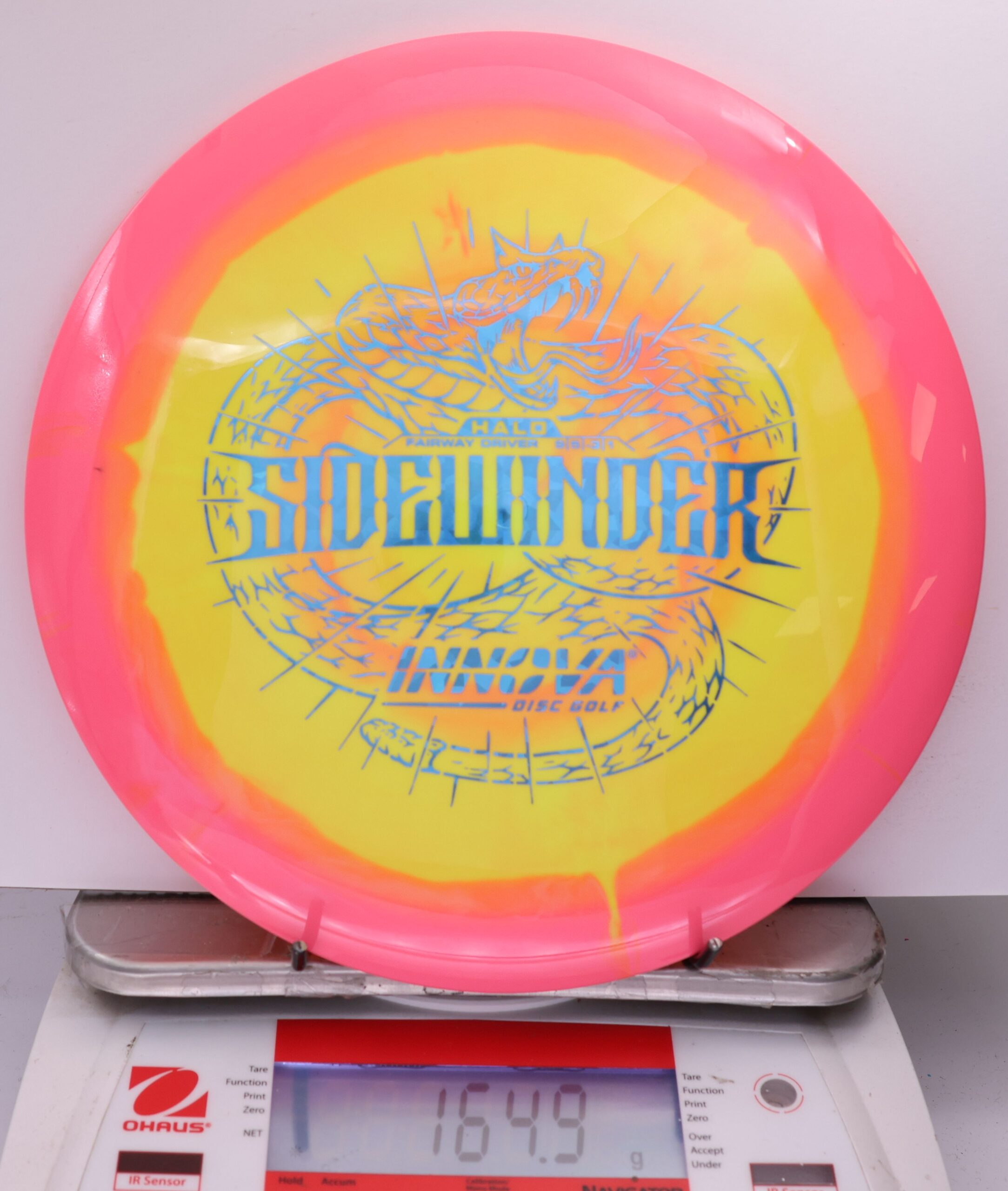 509655 Halo Star Sidewinder - #208 Pink-Yellow, 165