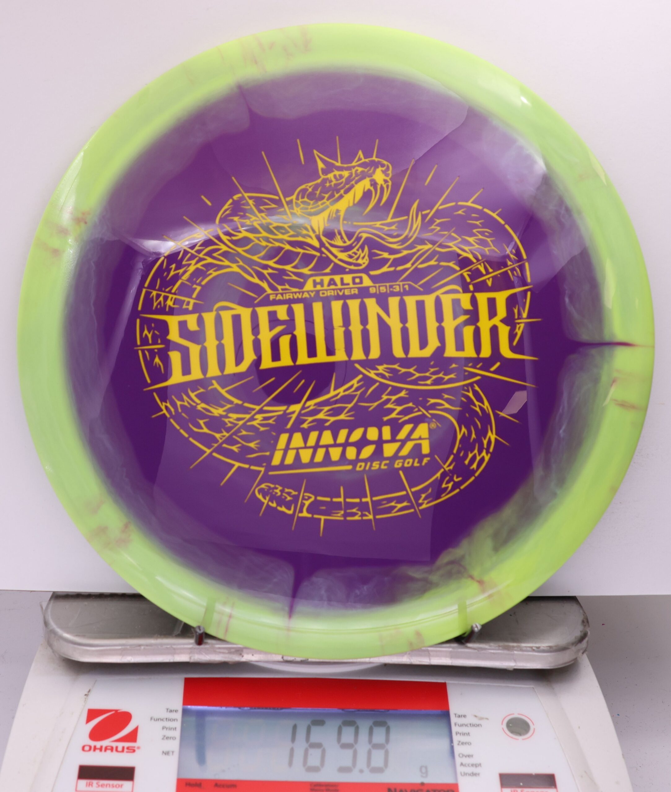 509679 Halo Star Sidewinder - #213 Yellow-Purple, 170