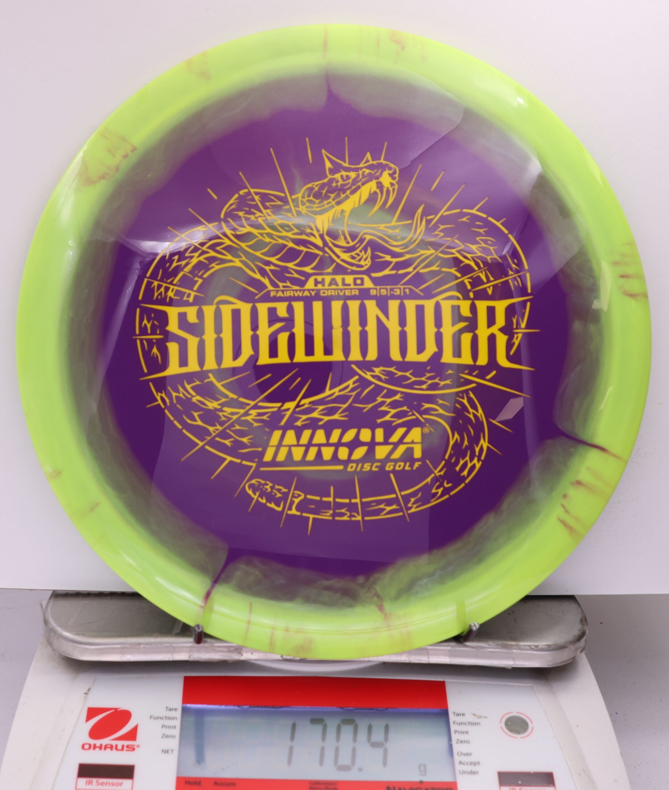509680 Halo Star Sidewinder - #214 Yellow-Purple, 170