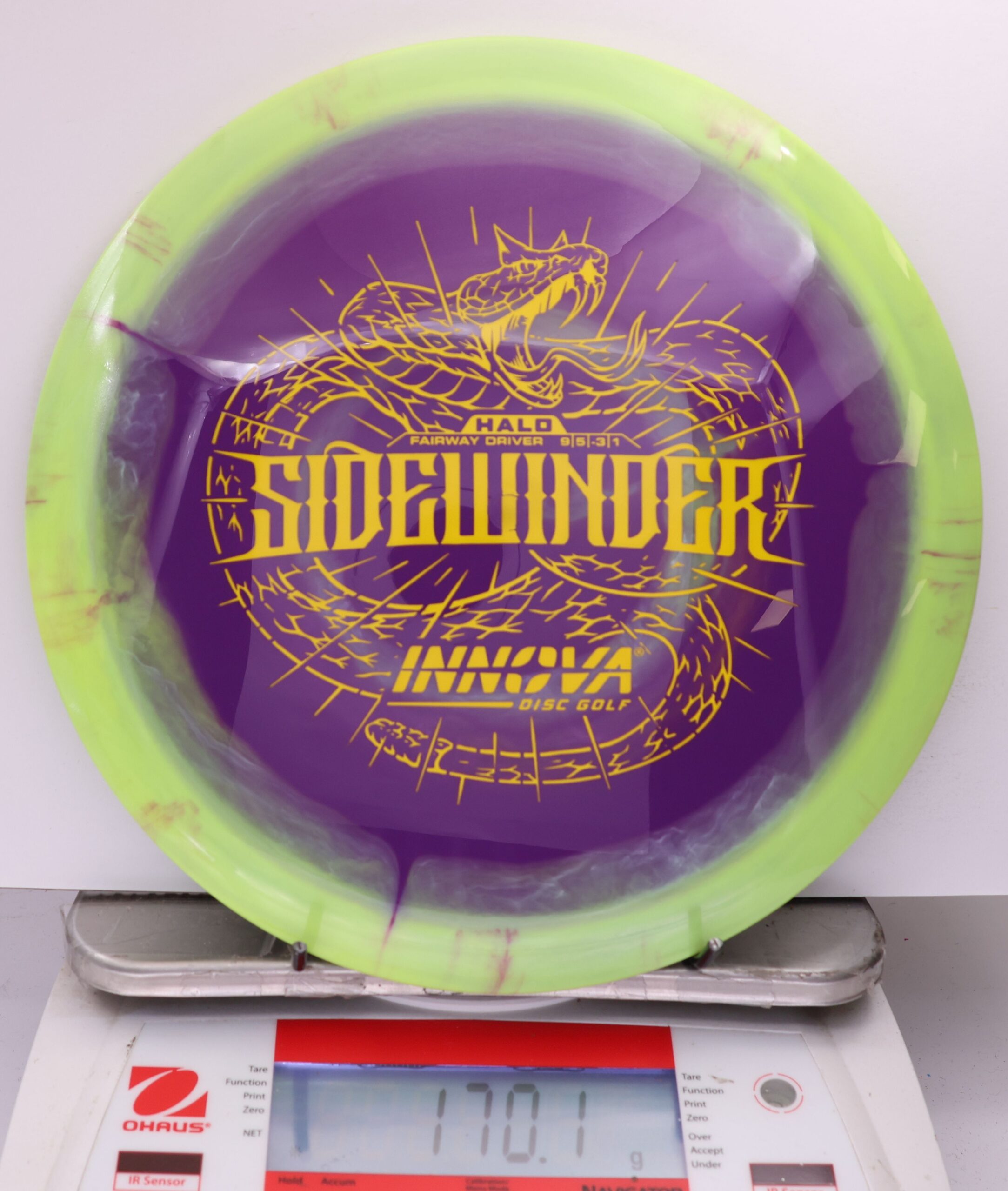 509681 Halo Star Sidewinder - #215 Yellow-Purple, 170