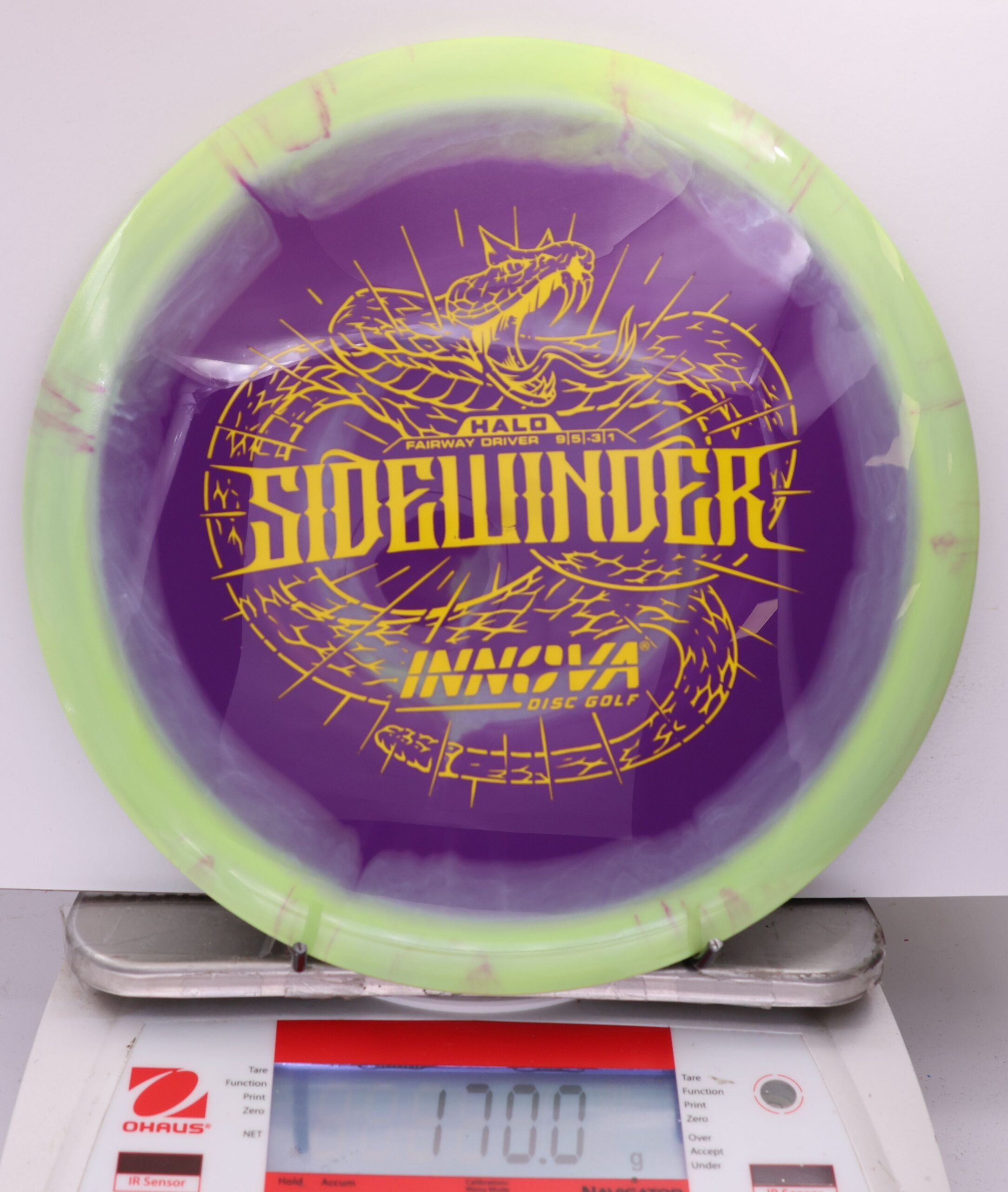 509702 Halo Star Sidewinder - #217 Yellow-Purple, 170