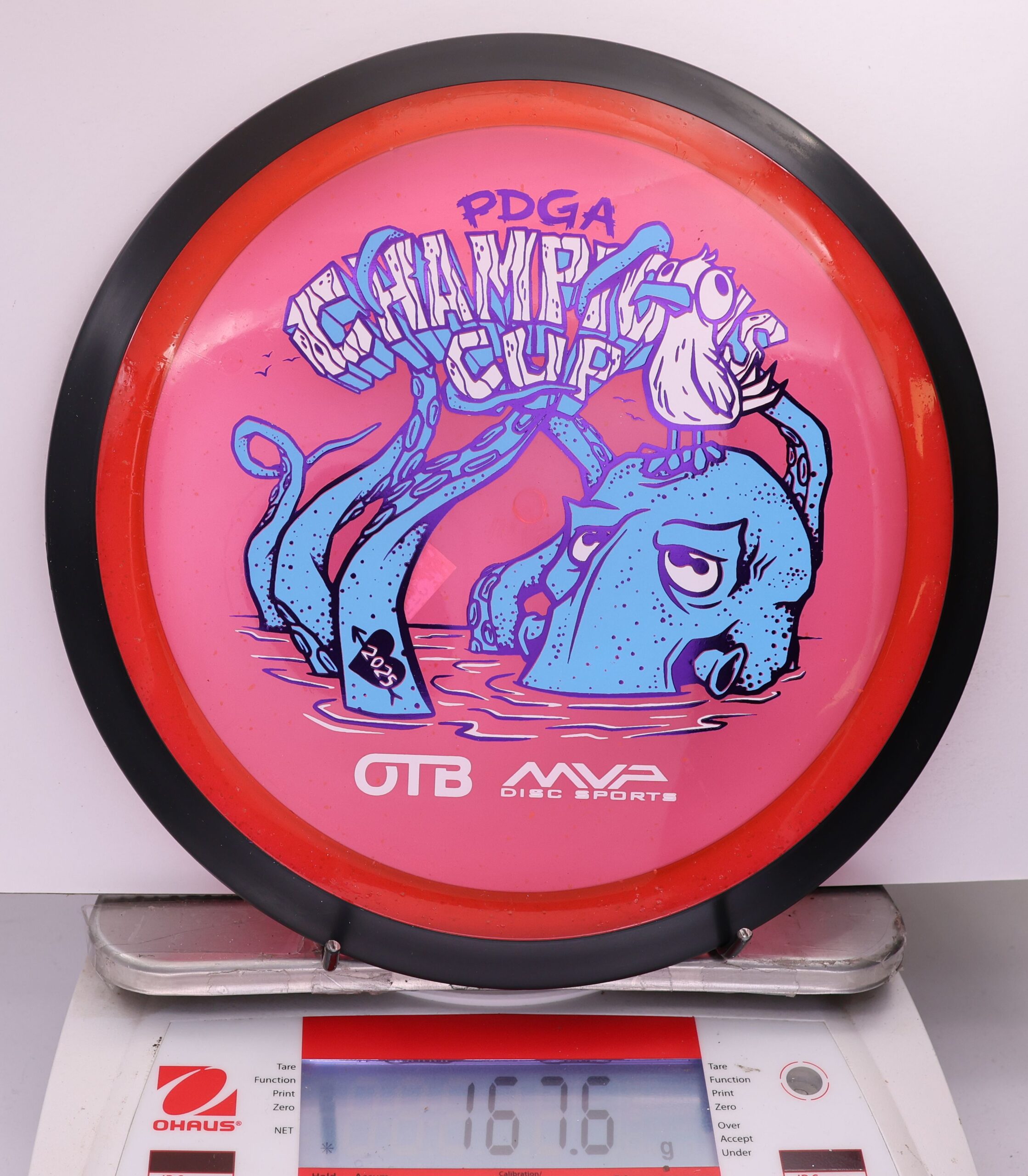 513093 Particle Glow Proton Wave, PDGA Champions Cup 2025 - #340 Pink, 168