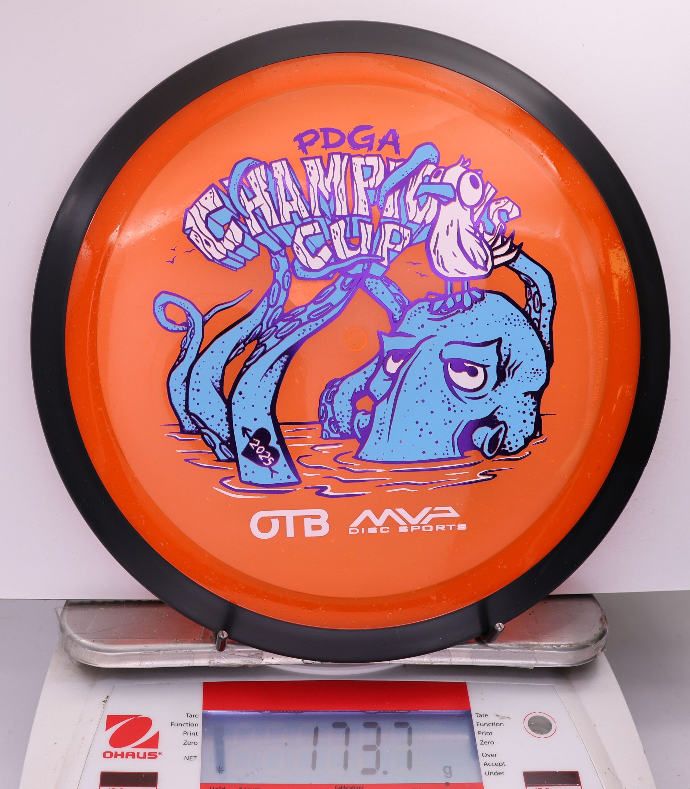 513110 Particle Glow Proton Wave, PDGA Champions Cup 2025 - #343 Orange, 174