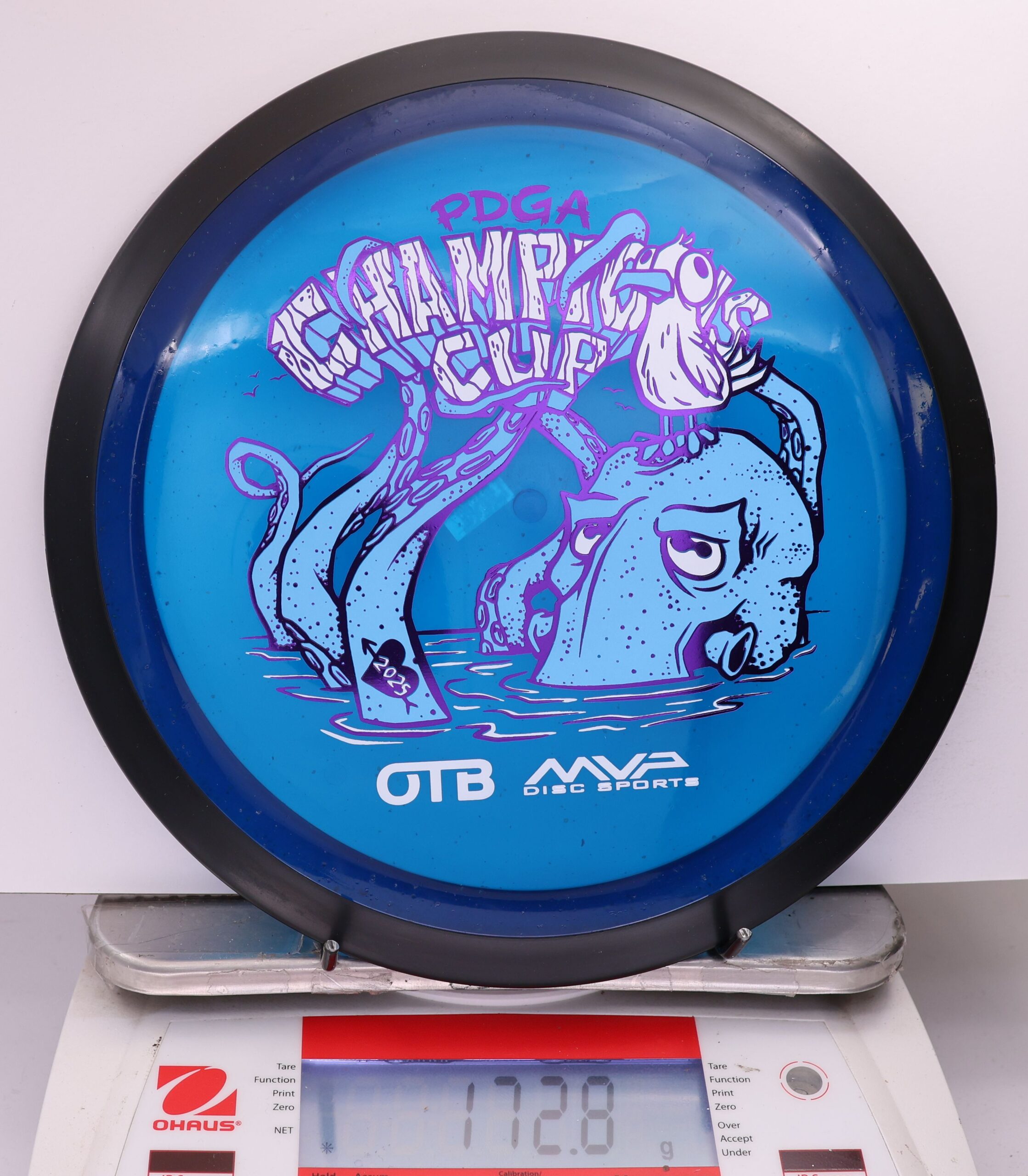 513128 Particle Glow Proton Wave, PDGA Champions Cup 2025 - #347 Blue, 173