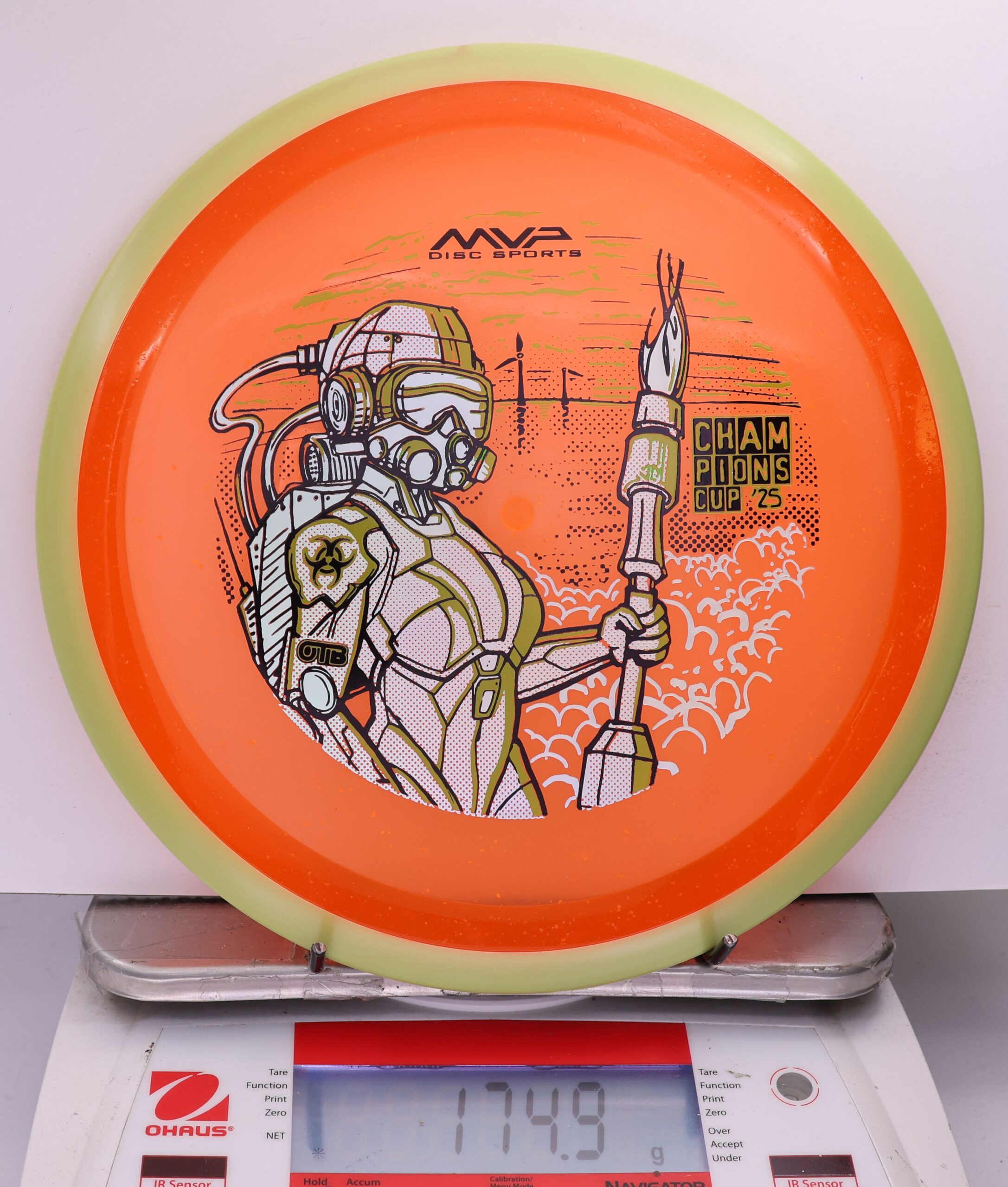 513328 Particle Glow Proton Virus, PDGA Champions Cup 2025 - #335 Yellow-Orange, 175