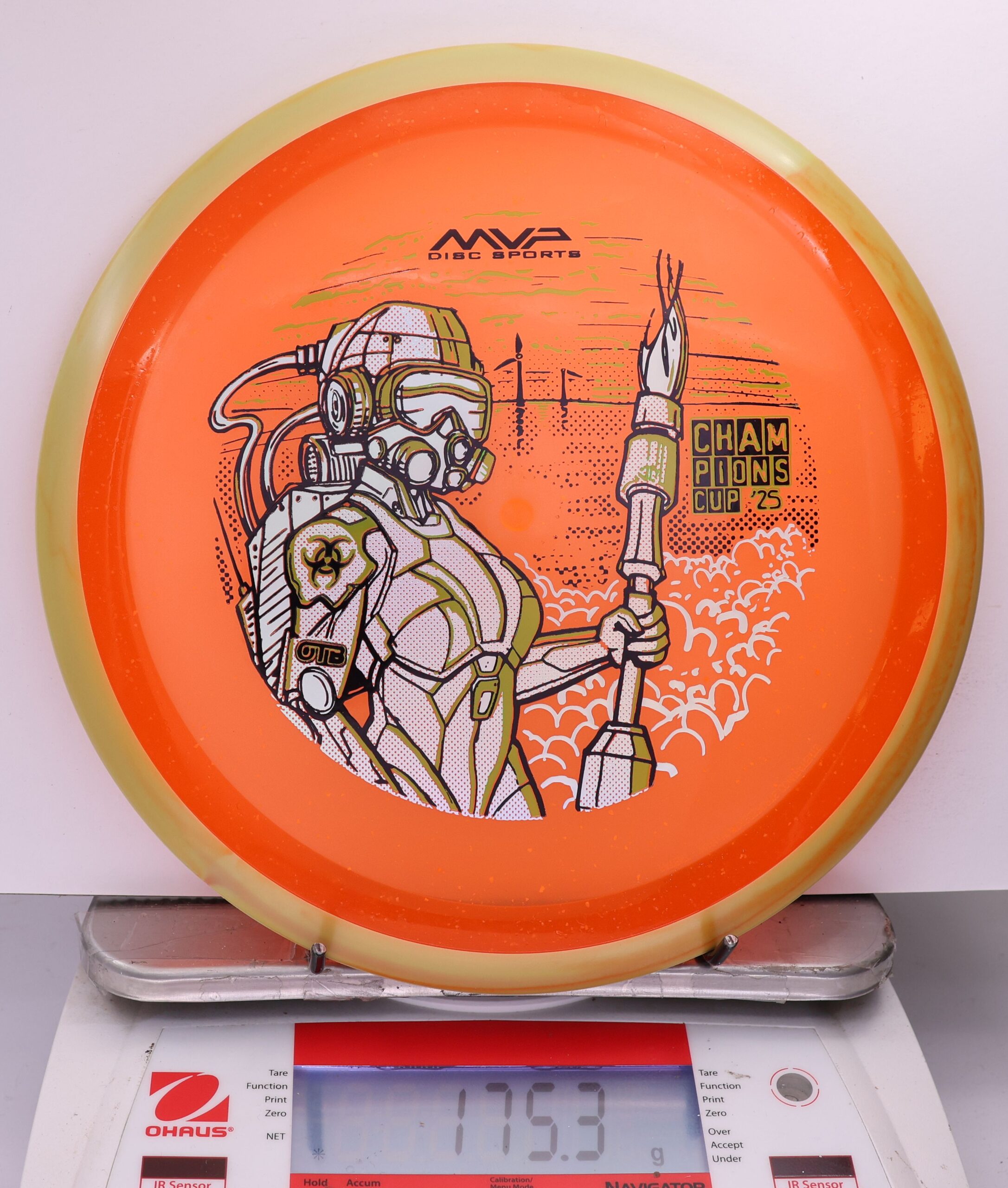 513342 Particle Glow Proton Virus, PDGA Champions Cup 2025 - #336 Yellow-Orange, 175