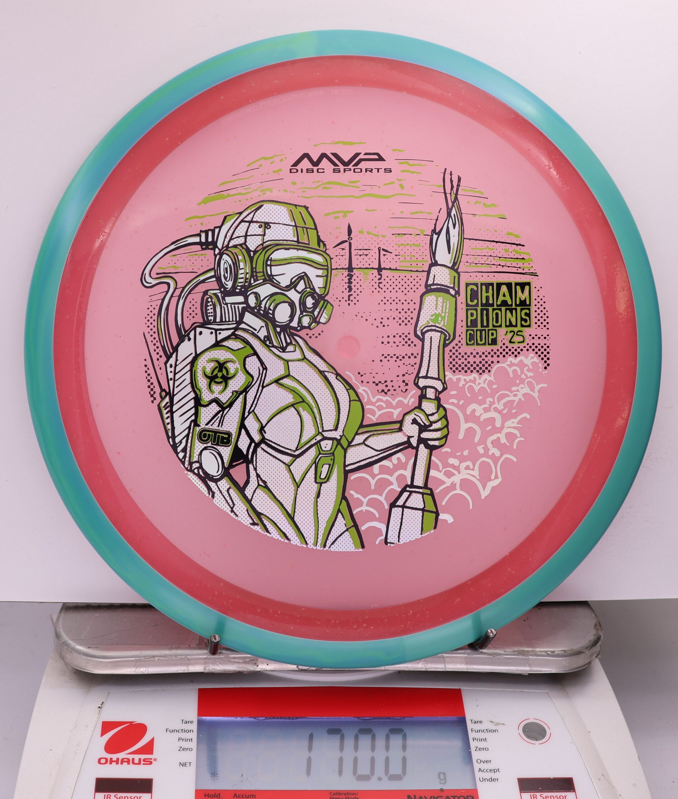 513345 Particle Glow Proton Virus, PDGA Champions Cup 2025 - #339 Teal-Pink, 170