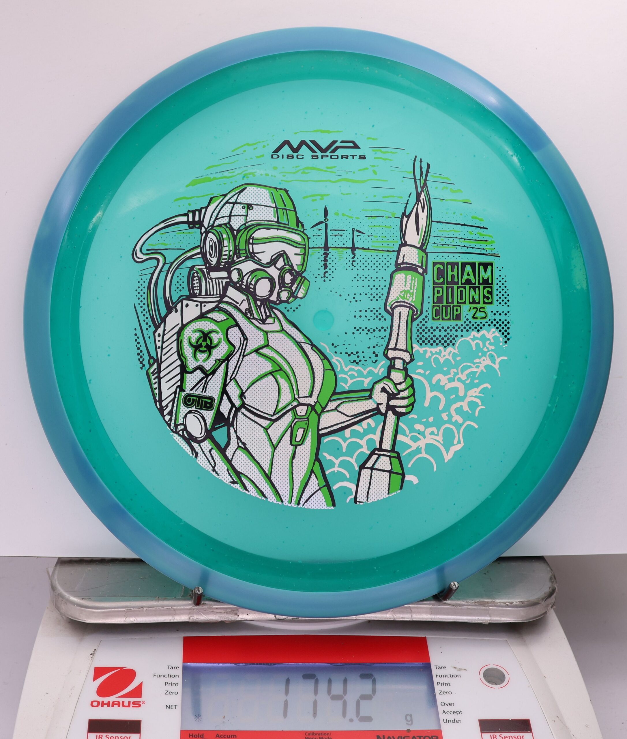 513356 Particle Glow Proton Virus, PDGA Champions Cup 2025 - #341 Blue-Teal, 174