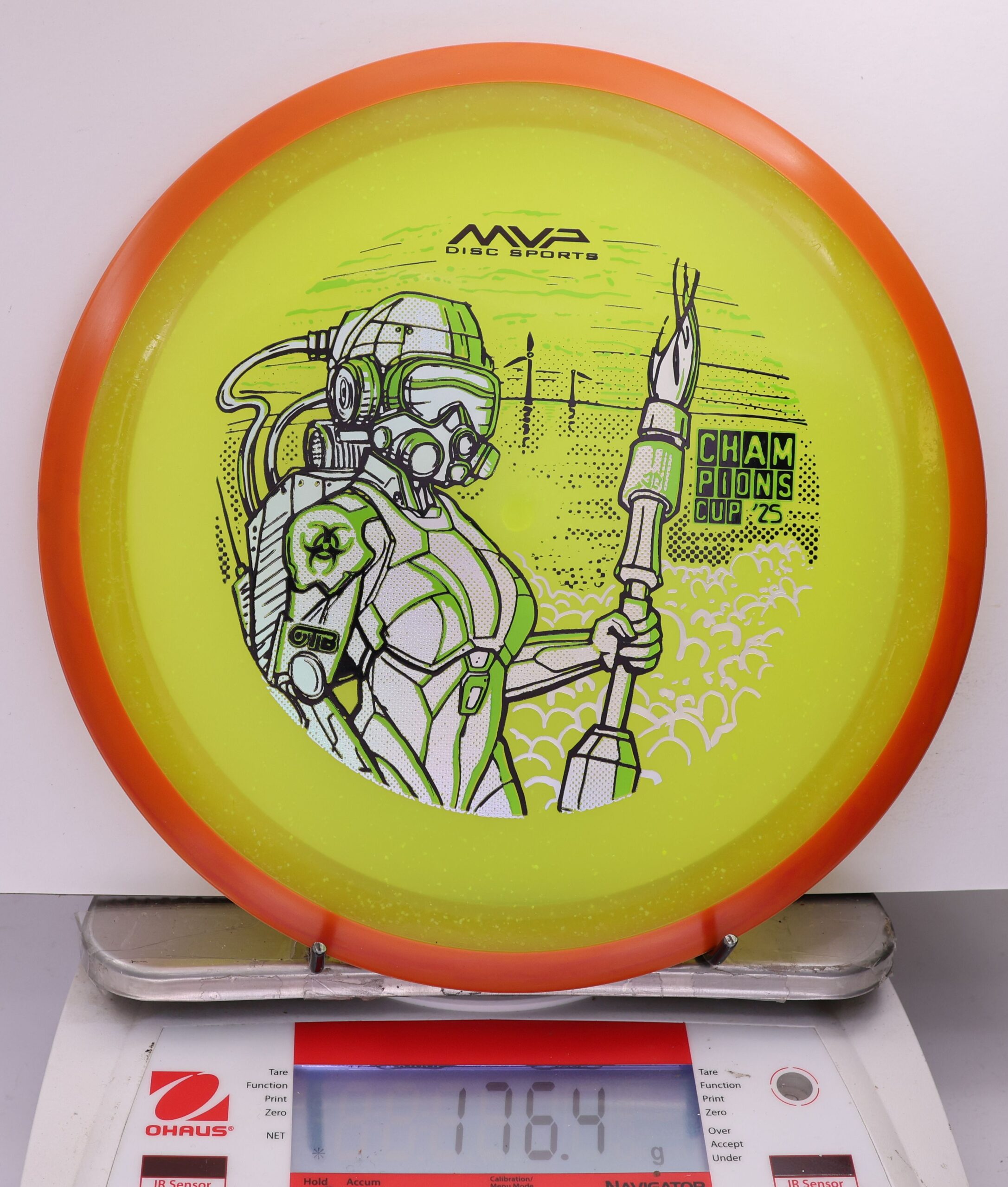 513358 Particle Glow Proton Virus, PDGA Champions Cup 2025 - #343 Orange-Yellow, 176