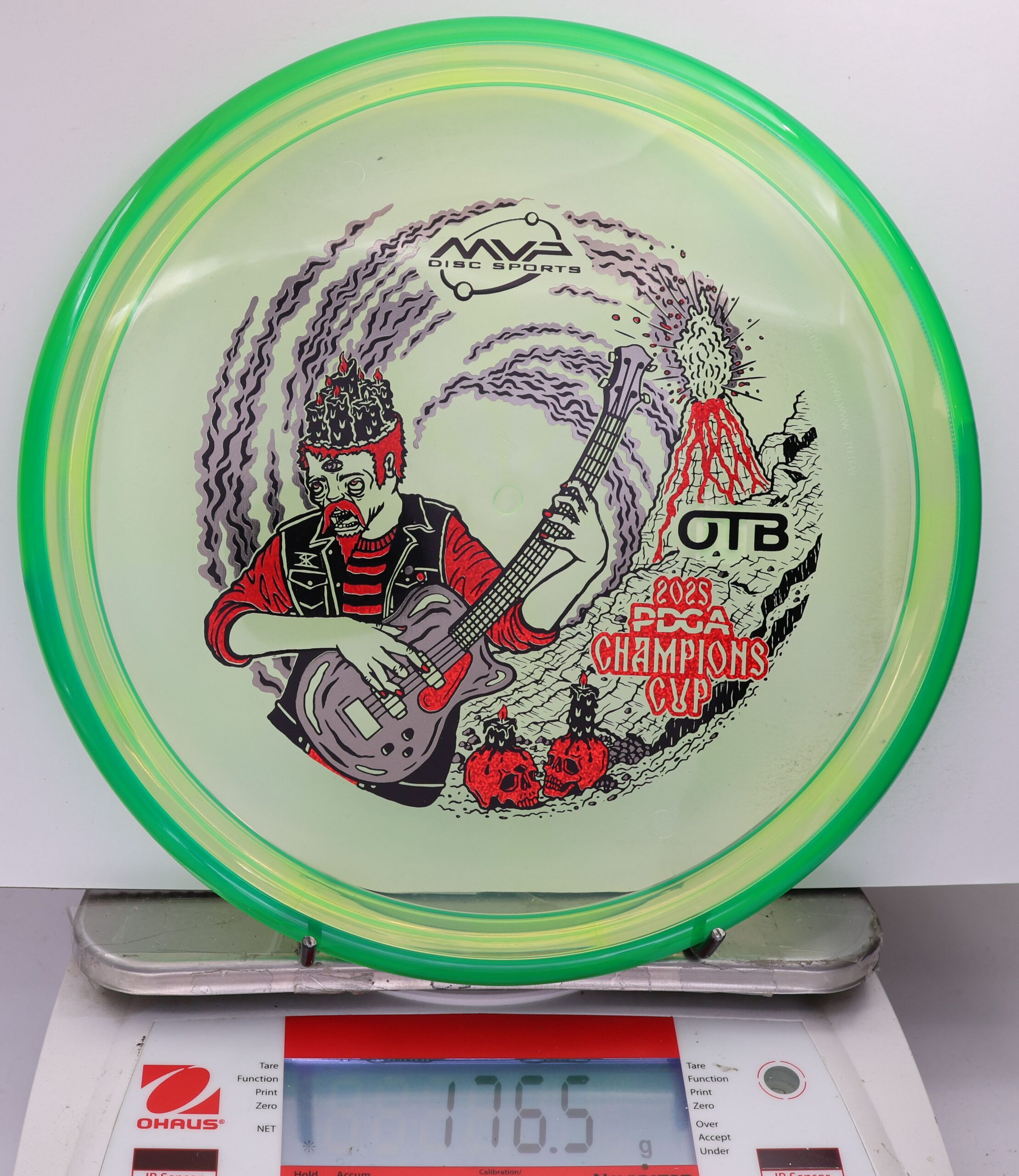 513440 Prism Proton Soft Pyro, PDGA Champions Cup 2025 - #335 Green-Clearish, 177