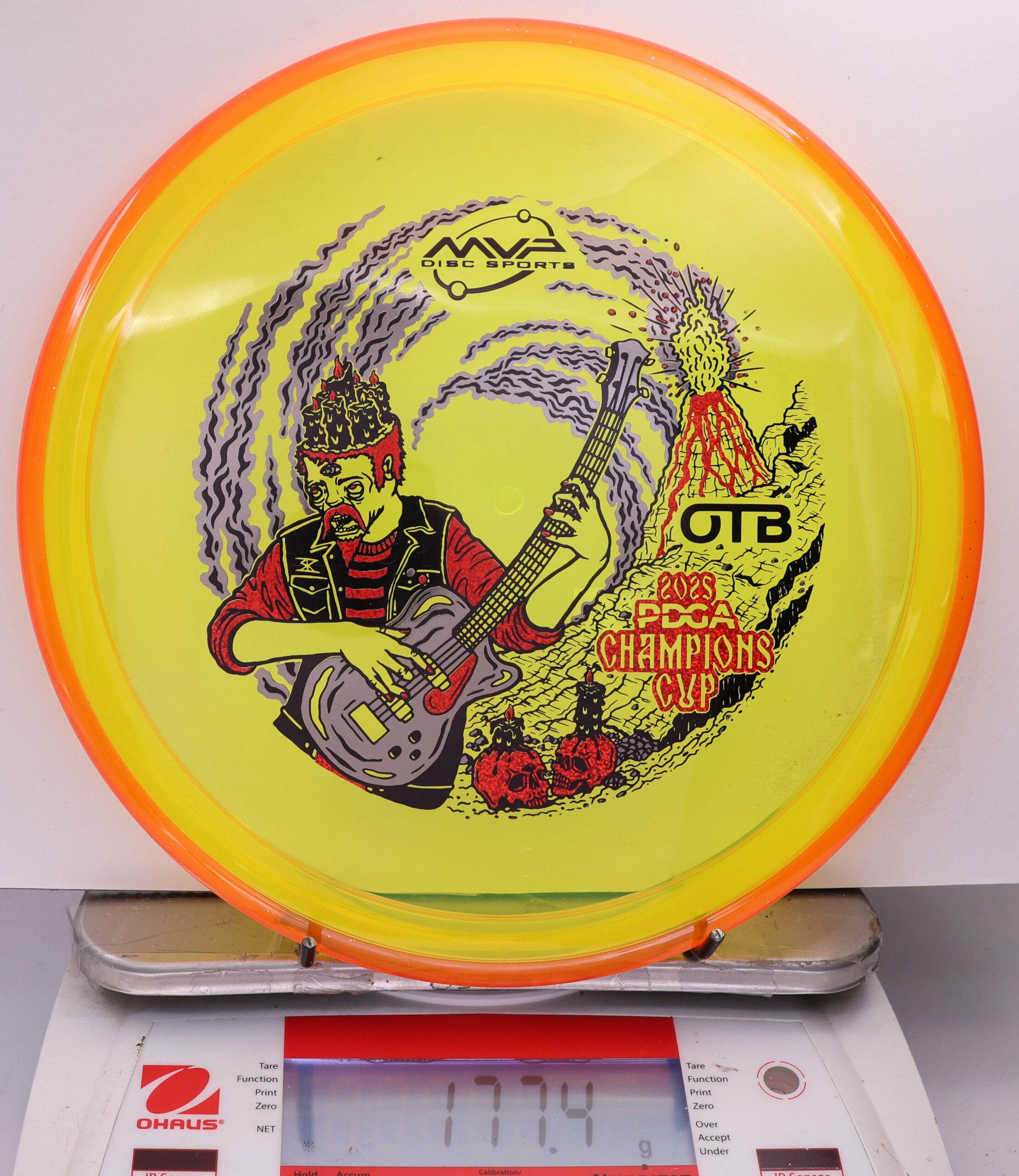 513471 Prism Proton Soft Pyro, PDGA Champions Cup 2025 - #344 Orange-Yellow, 177