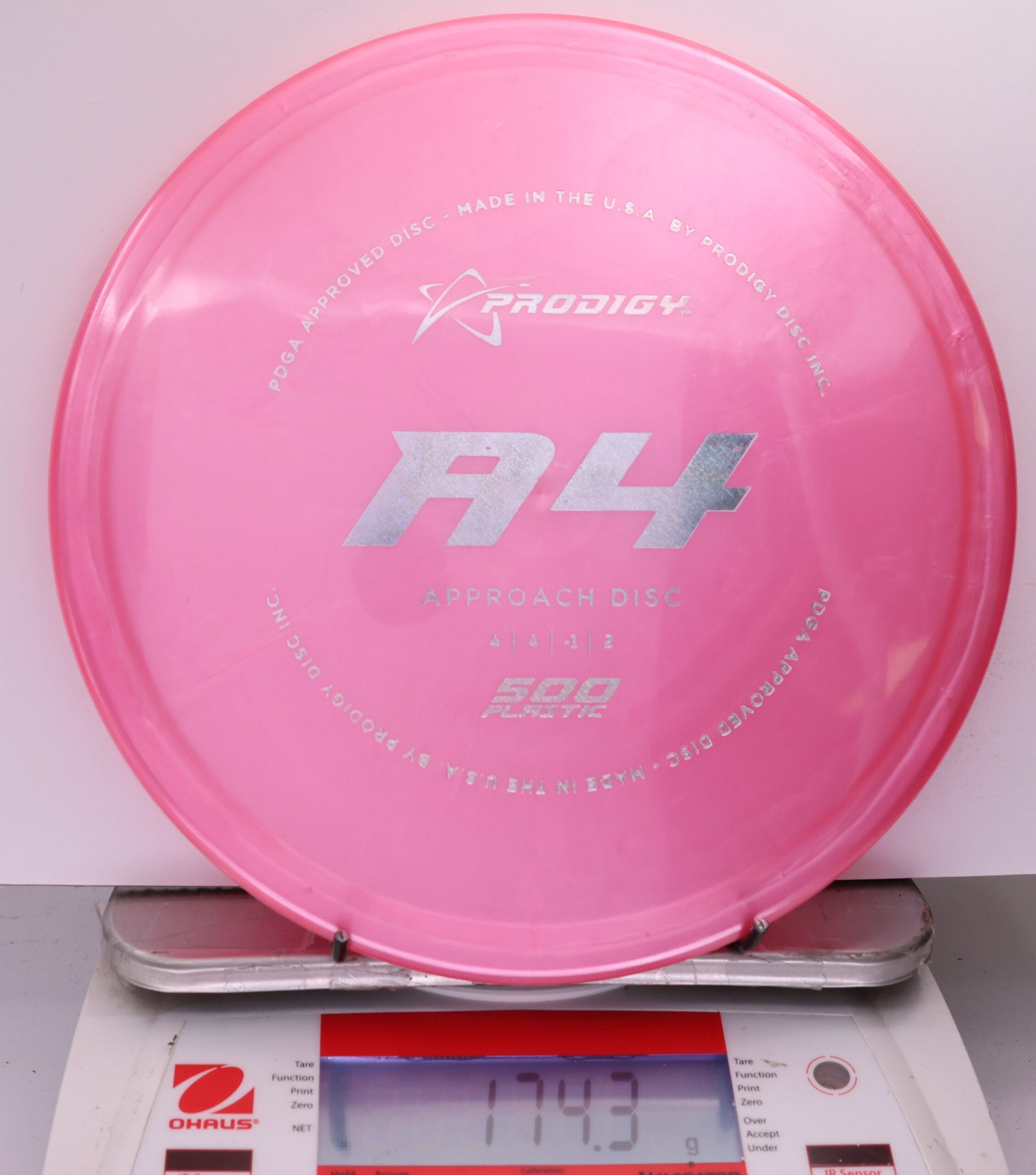517189 Prodigy A4, 500 - #376 Pink, 174