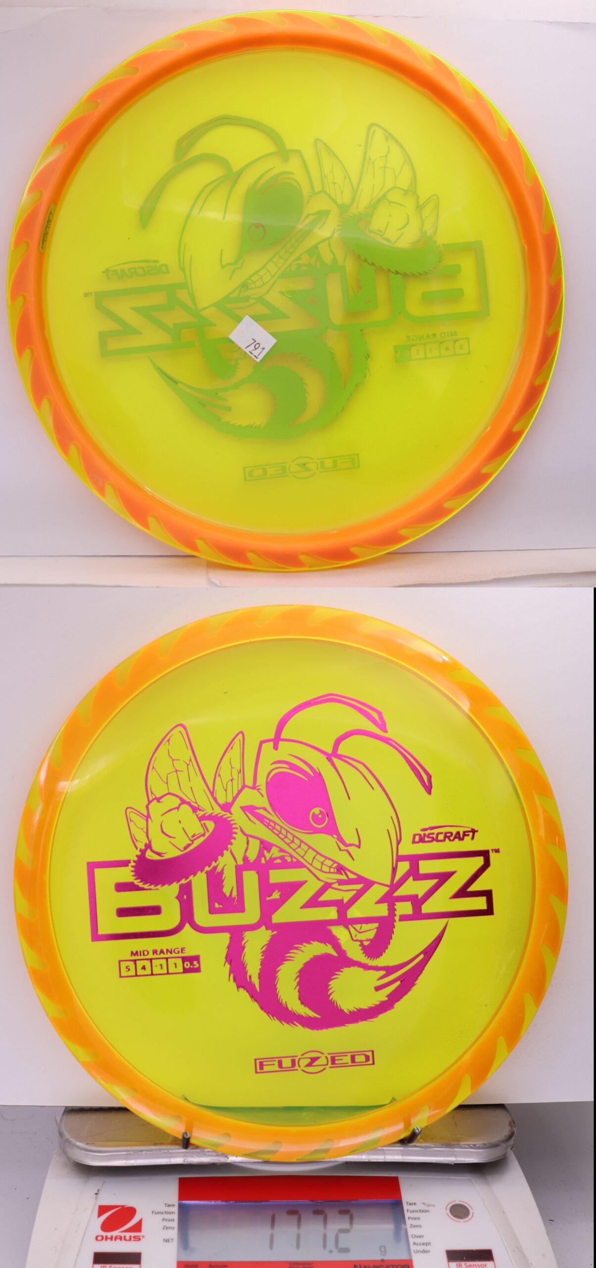 521692 FuZed Line Buzzz - Buzzzsaw - #791 Yellow-Orange, 177