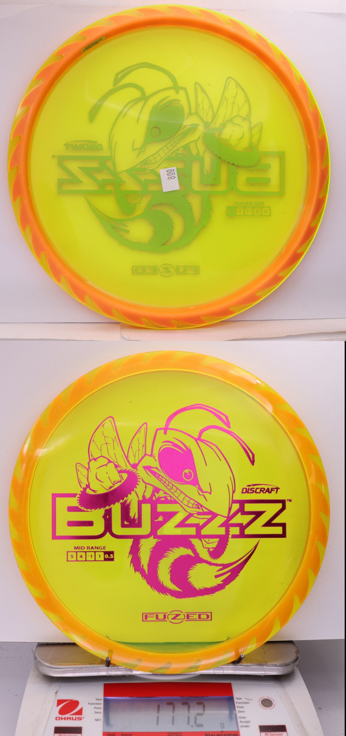 521736 FuZed Line Buzzz - Buzzzsaw - #800 Yellow-Orange, 177