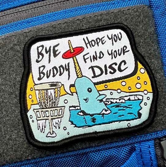 522232 Bye Buddy Holiday Disc Golf Patches™ - Bye Buddy