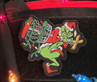 Stolen Christmas Disc Golf Patches