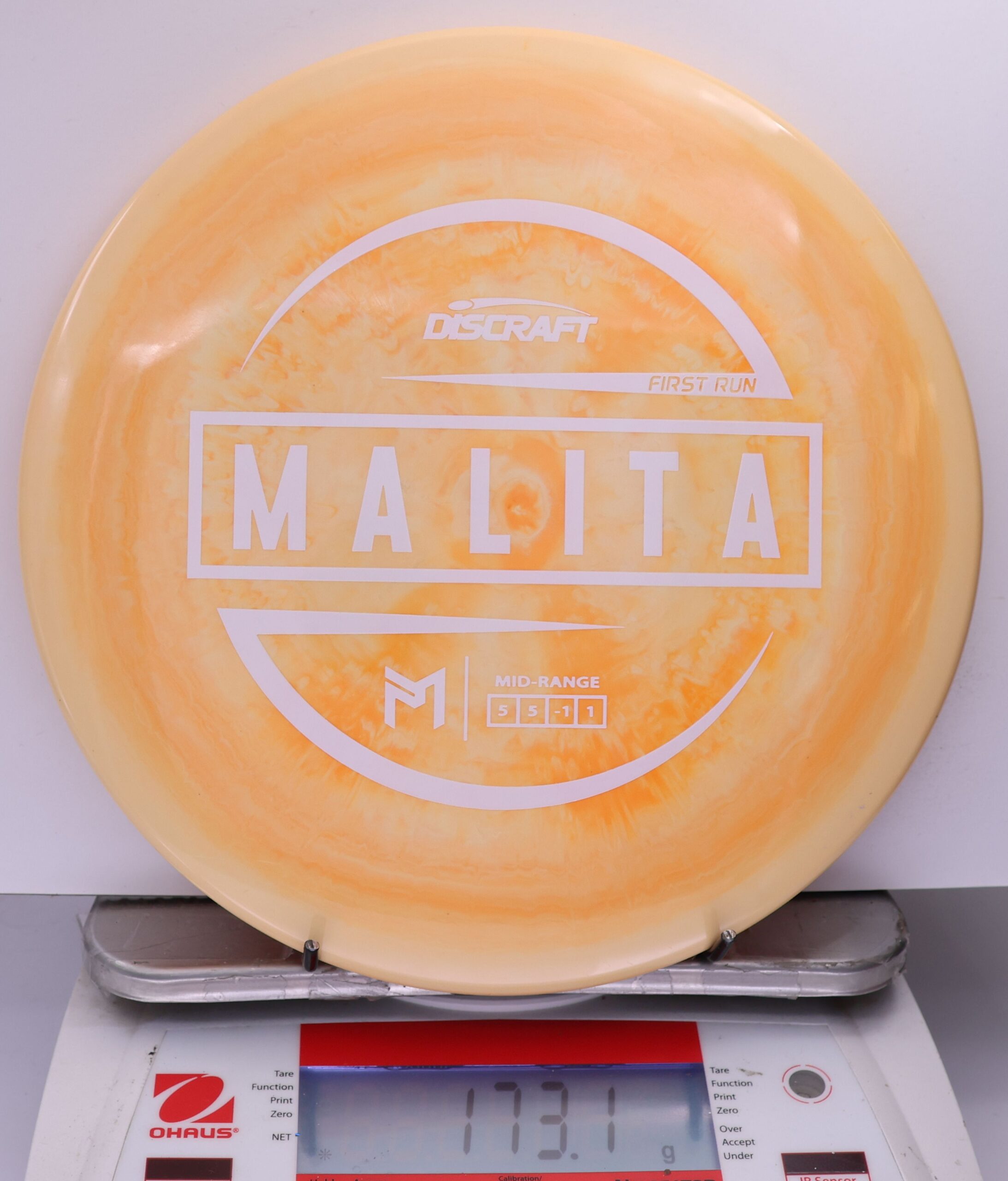 523329 ESP Malita, Paul McBeth 1st Run - #787 Yellow, 173