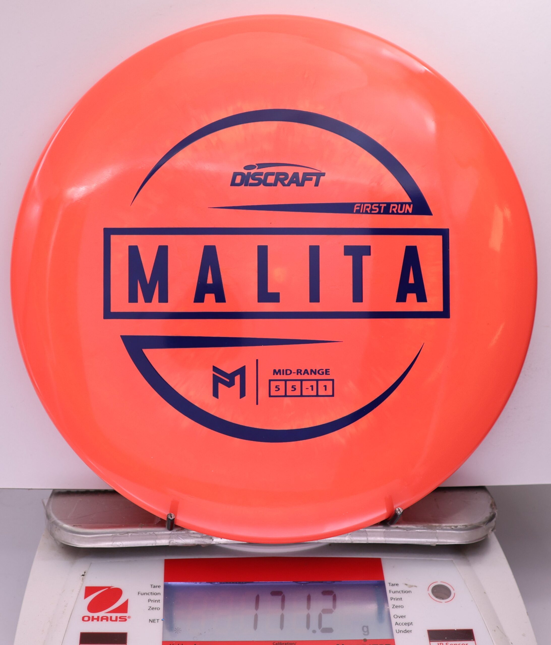 523331 ESP Malita, Paul McBeth 1st Run - #789 RedOrange, 171