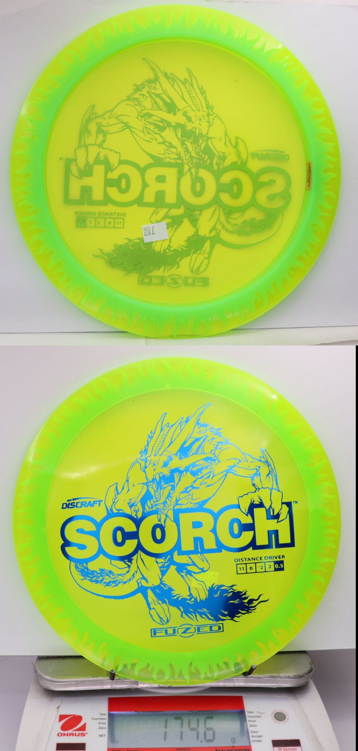 524973 FuZed Line Scorch - Flame - #782 NYellow-NGreen, 175