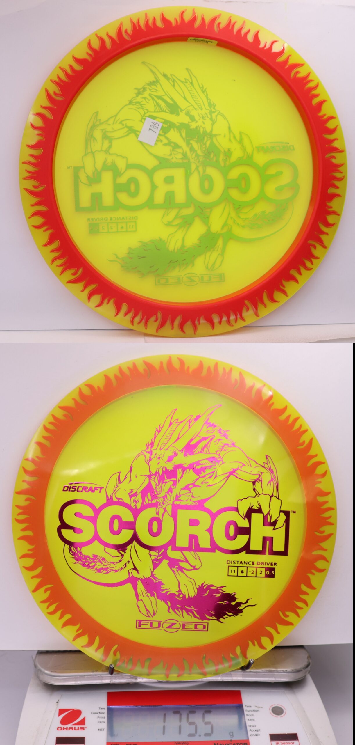 524975 FuZed Line Scorch - Flame - #784 Yellow-Red, 176