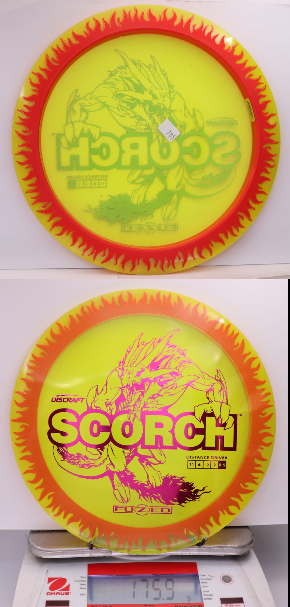 524976 FuZed Line Scorch - Flame - #785 Yellow-Red, 176
