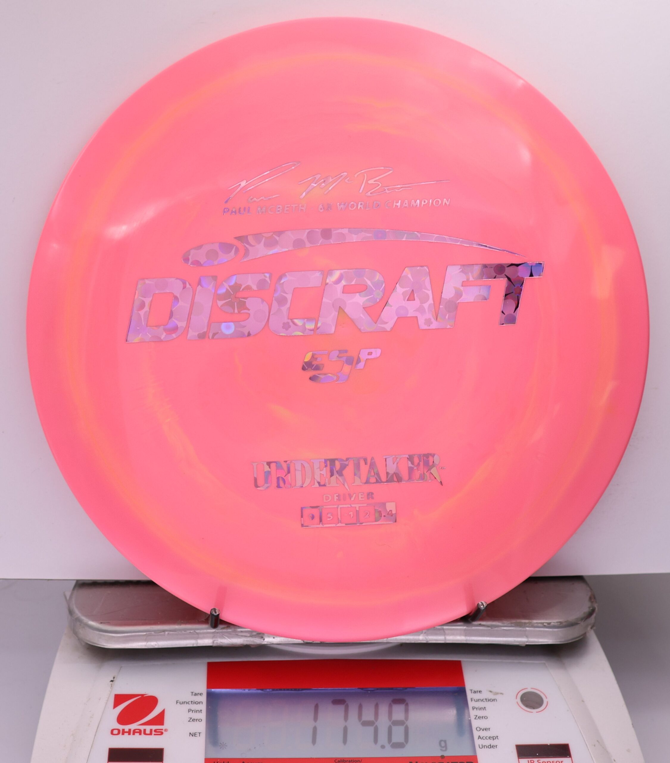 525475 ESP Undertaker, Paul McBeth 6X - #778 Peach, 175
